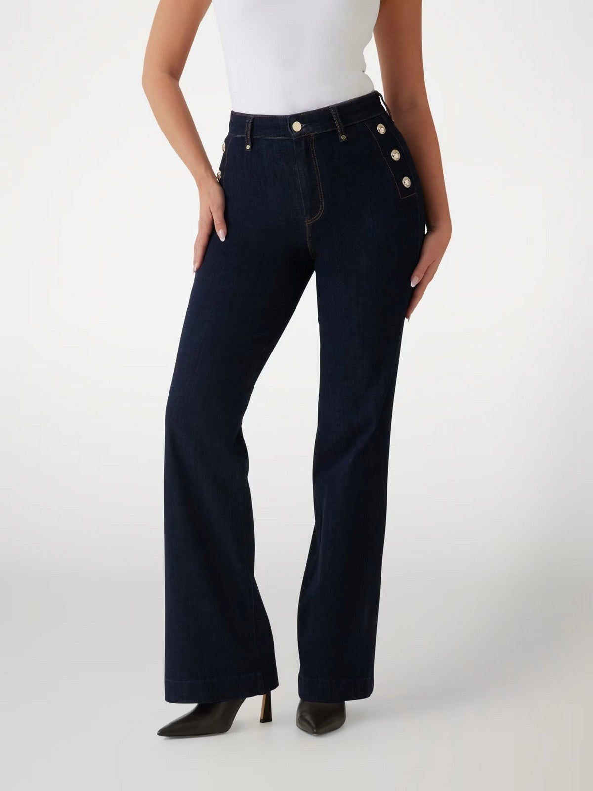 GUESS Jeans Donna NEW FAYE PANT W5RA0P D5PW1 BFIN BE FINE