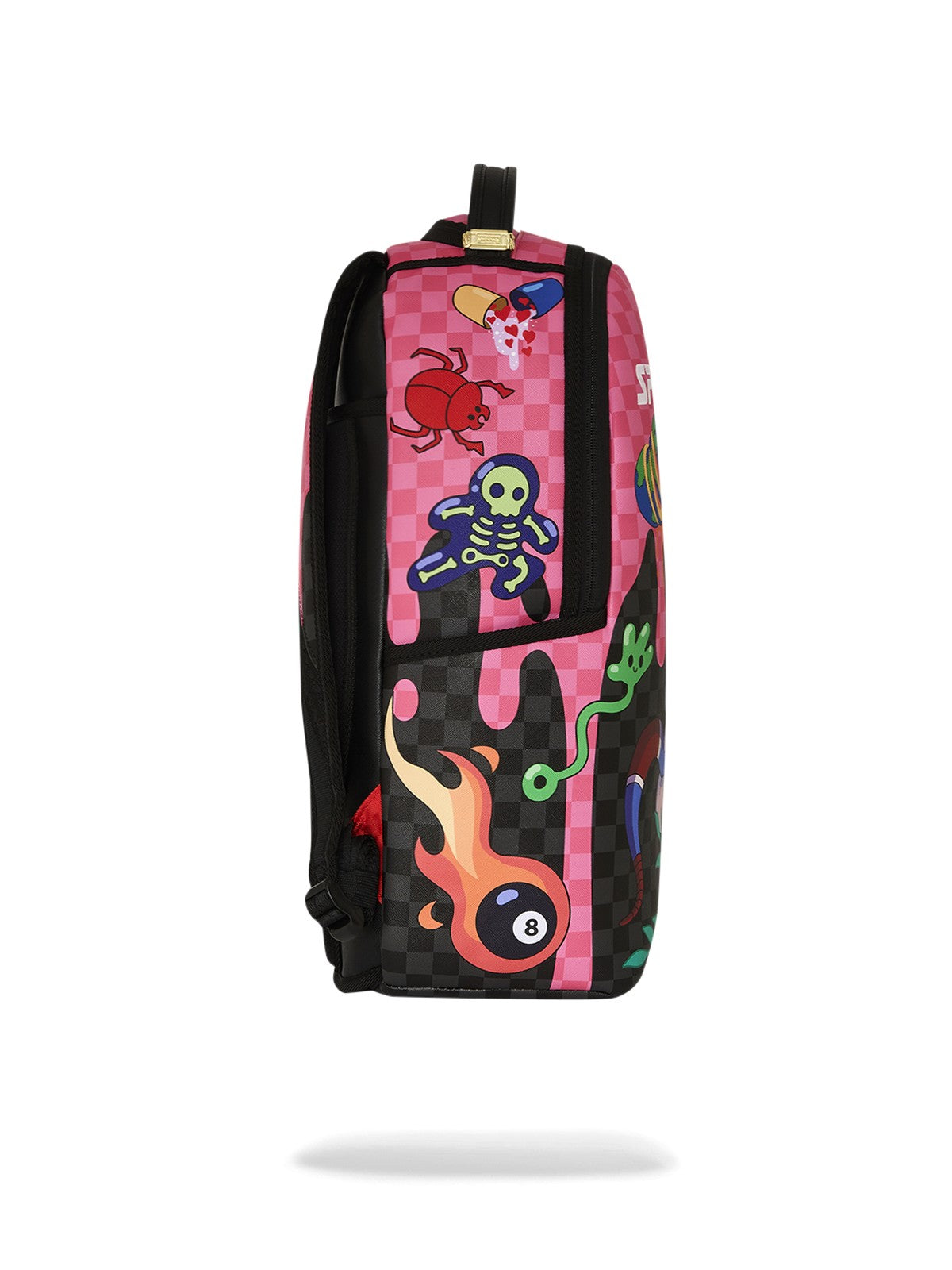 SPRAYGROUND Zaino Uomo WTF SKULL DRIP DLXSV BACKPACK 910B7604NSZ ROSA gioboutiqueweb