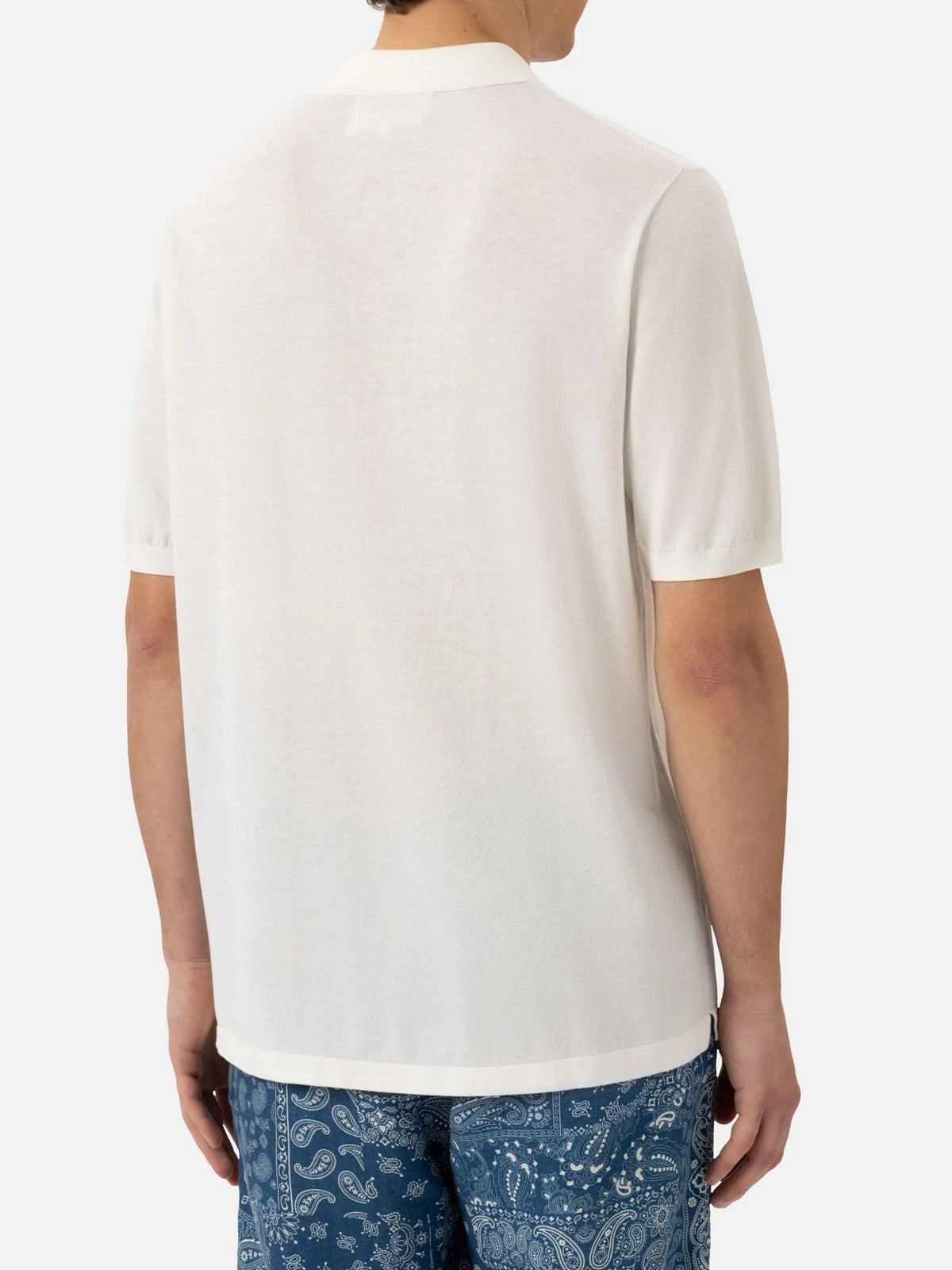 MC2 SAINT BARTH Polo Uomo  SLOAN 00136H Bianco gioboutiqueweb