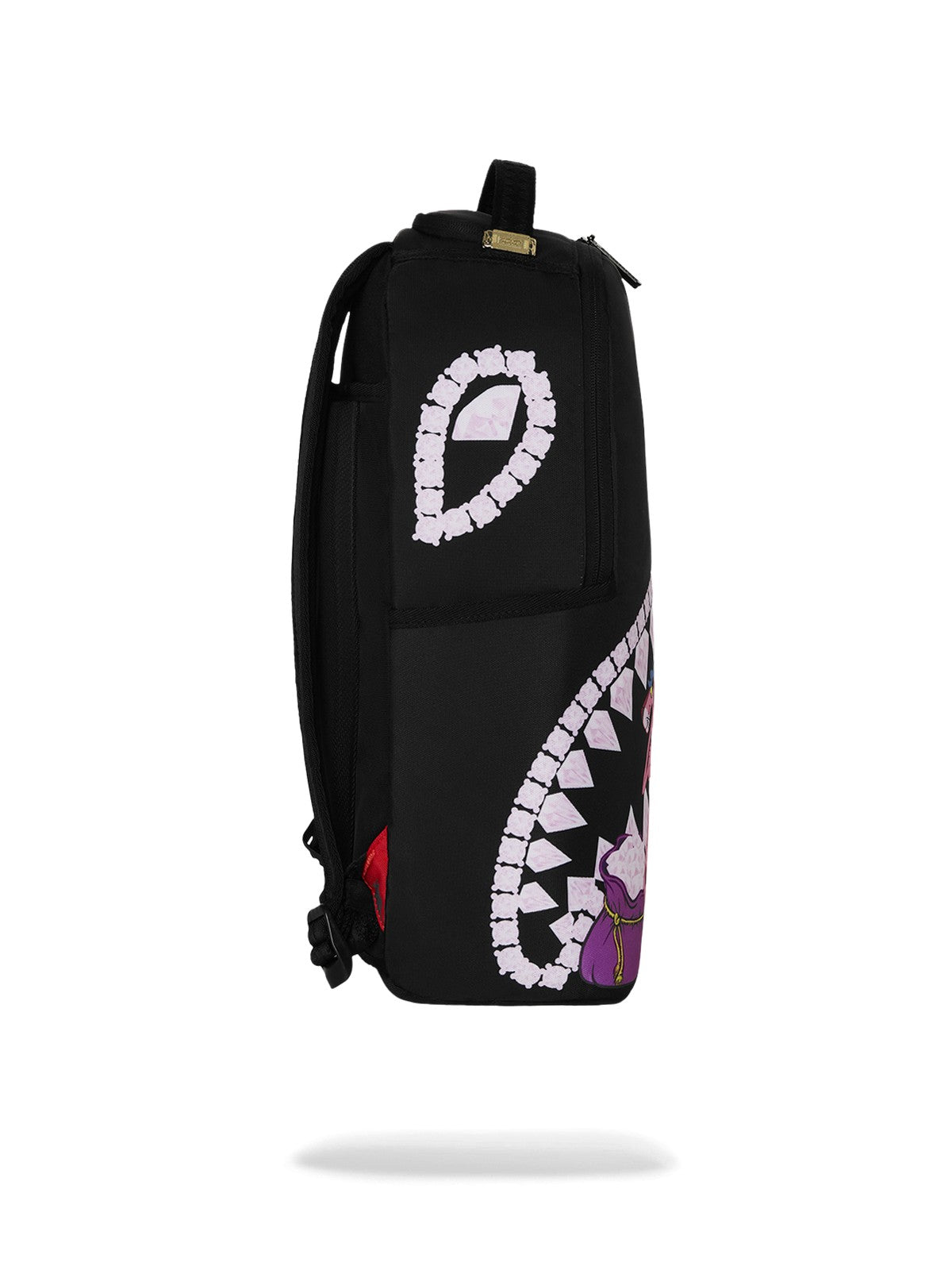 SPRAYGROUND Zaino Uomo PINK PANTHER DIAMOND SHARK DLXR BACKPACK 910B7423NSZ Nero gioboutiqueweb