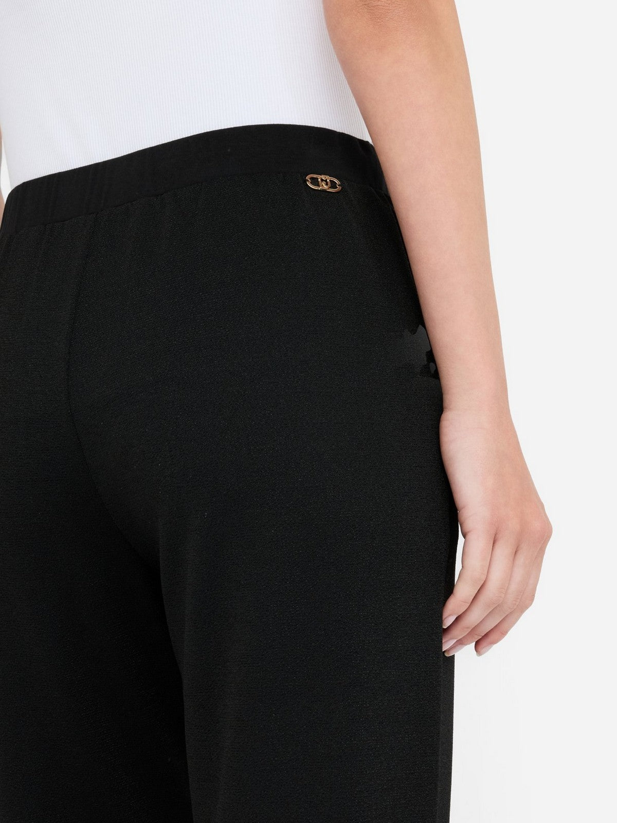 LIU JO SPORT Woven Pants Donna  TF5284J4747 R9342 Nero/nero lux