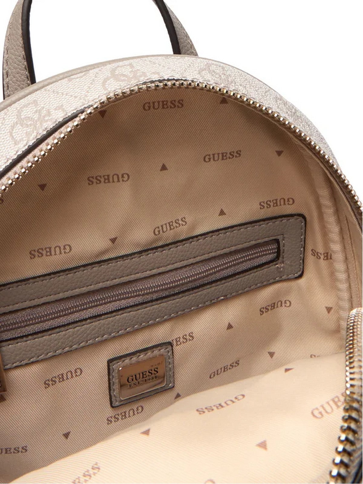 GUESS Zaino Donna MANHATTAN II BACKPACK HWSG71 18320 DKO DARK TAUPE LOGO