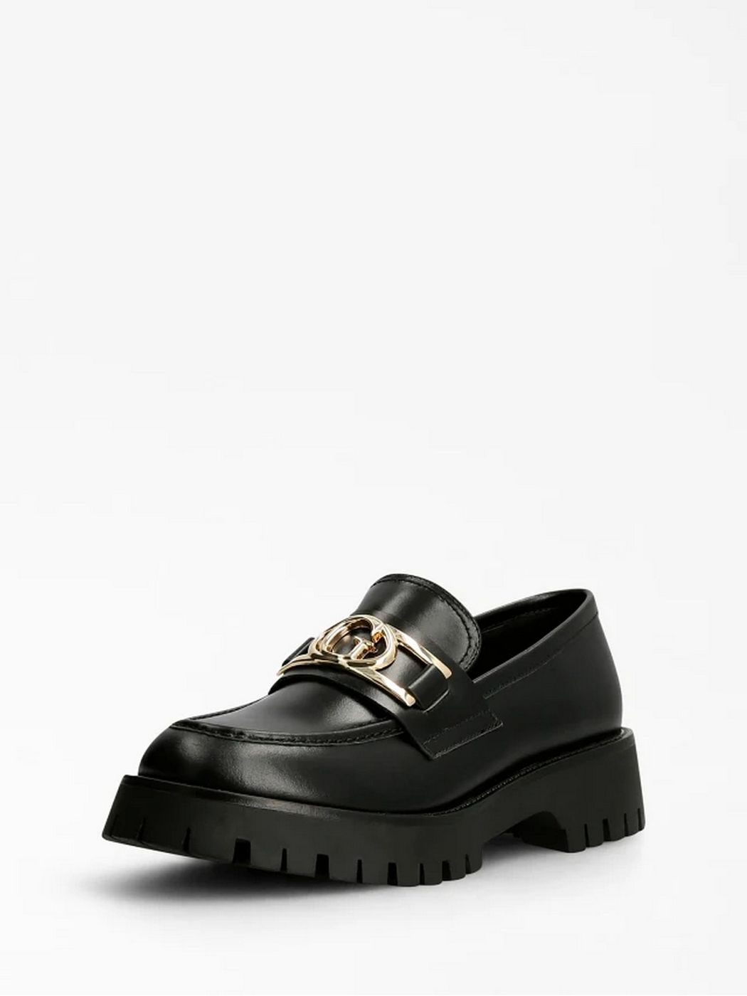 GUESS Mocassino Donna Ilary FL7ILR LEA14 BLA Nero gioboutiqueweb