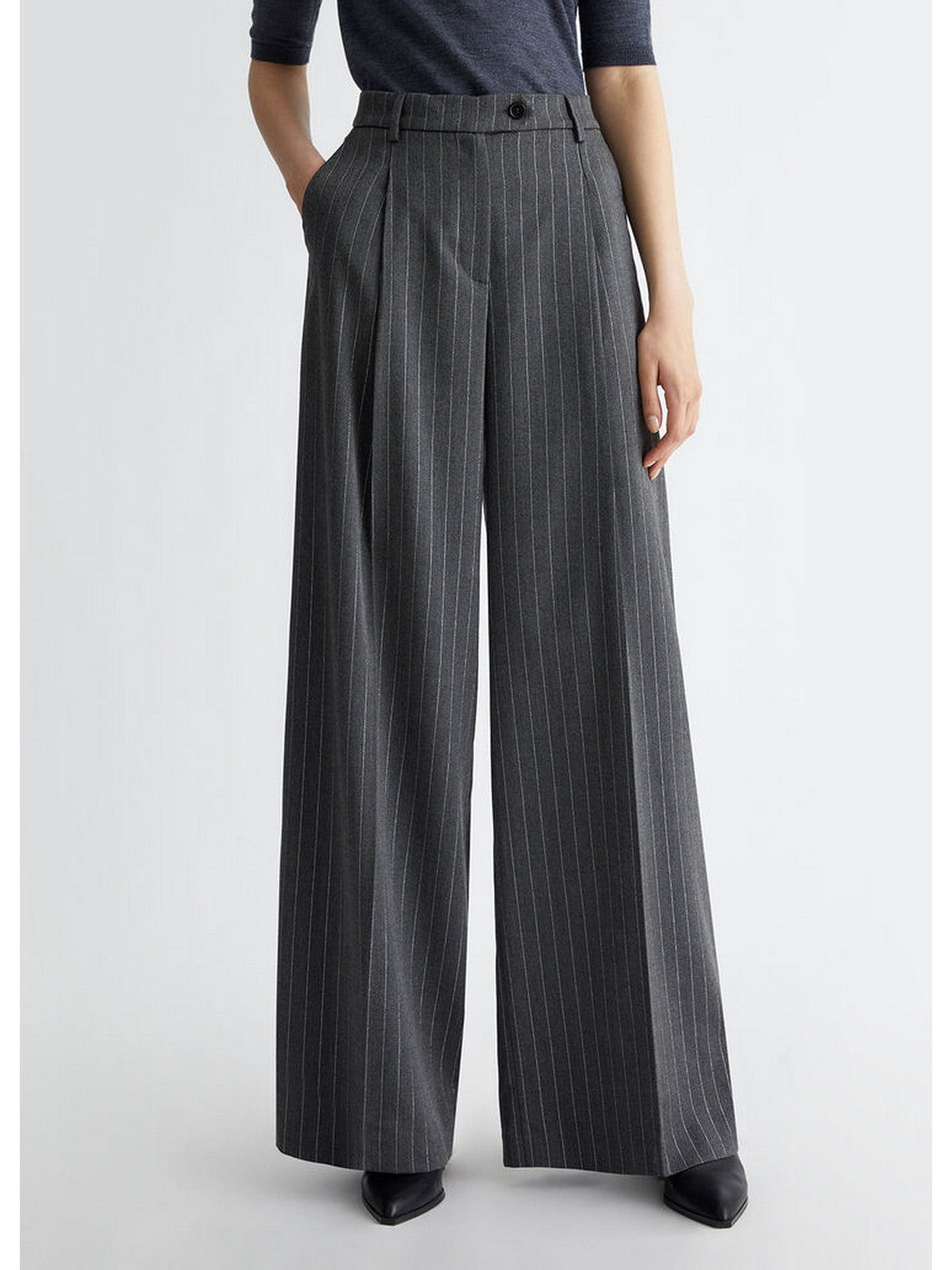 LIU JO WHITE Pantalone Donna  WF4304T0788 N9876 Nero gioboutiqueweb