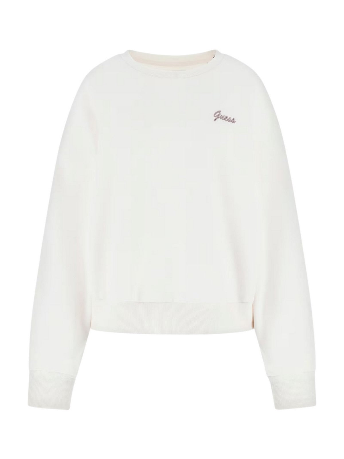 GUESS SPORT Felpa Donna  V5BQ03 KCX22 D001 WHITE MOON - D001 gioboutiqueweb