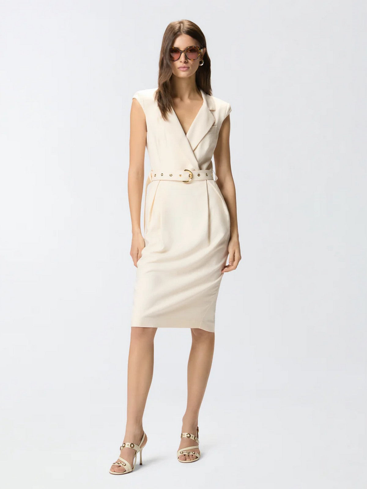 PINKO Abito Donna AMADINE ABITO FRISOTTINO 106565-A2W6 C00 BIANCO CIGNO gioboutiqueweb