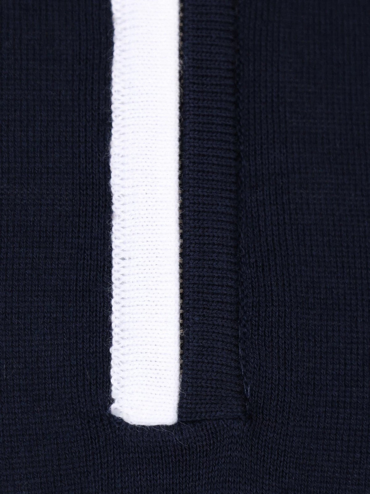 KITON T-Shirt e Polo Uomo  UMK0571V111A00J DARK BLUE/WHITE Blu gioboutiqueweb