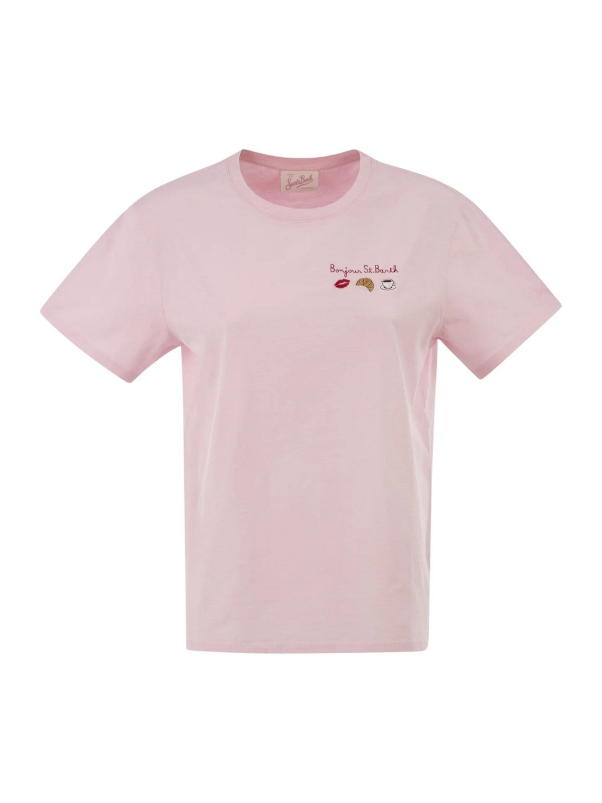 MC2 SAINT BARTH T-shirt Donna  EMILIE 09751L BONJOUR SB 20 EMB gioboutiqueweb