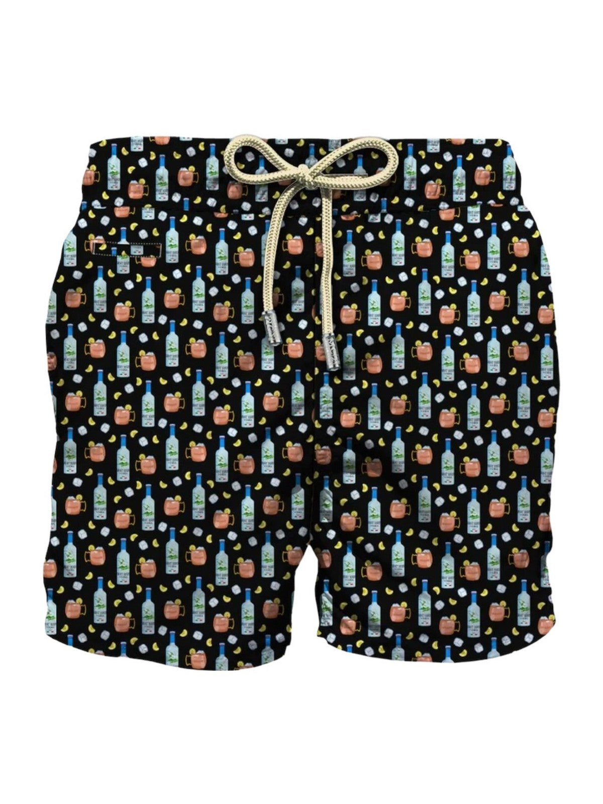 MC2 SAINT BARTH Costume da bagno Uomo  LIGHTING MICRO FANTASY 03701F Nero gioboutiqueweb