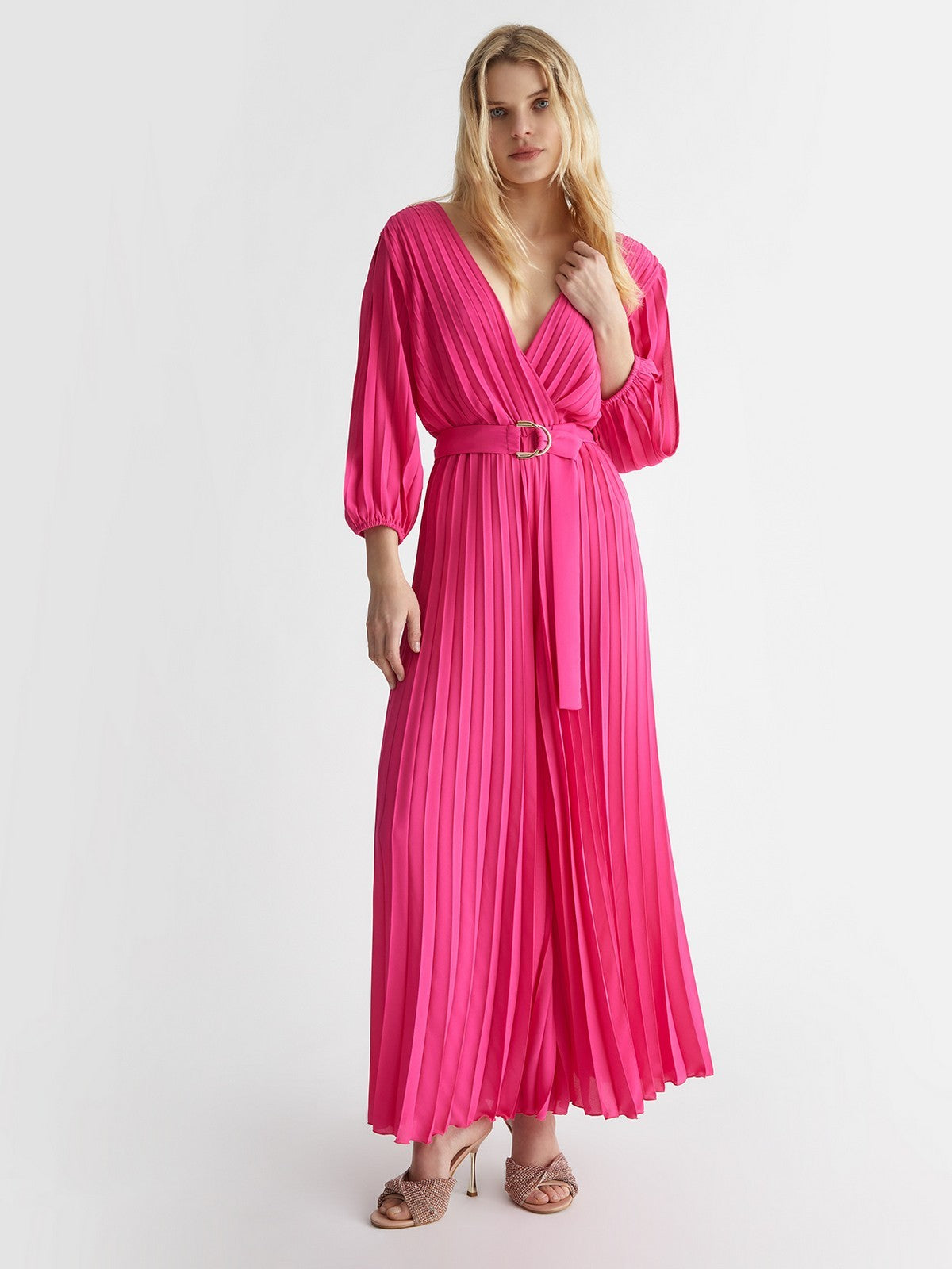 Liu Jo Black Woman Dress Ca4339s055 x0544 Rosa