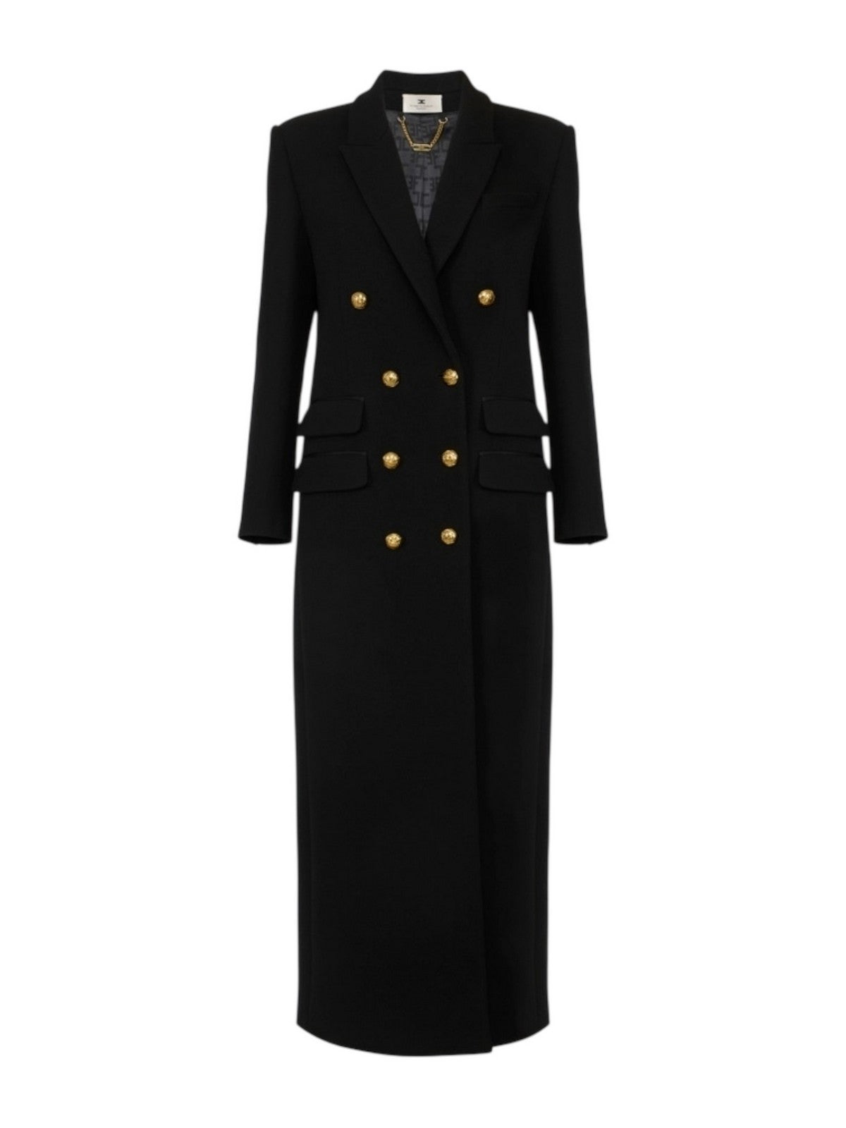 ELISABETTA FRANCHI Cappotto Donna  CP00256E2 110 Nero gioboutiqueweb