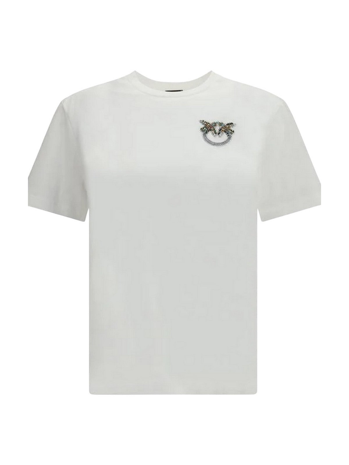 PINKO T-shirt Donna STREPITOSO T-SHIRT 105526-A33F Z05 BIANCO-BIANCANEVE gioboutiqueweb