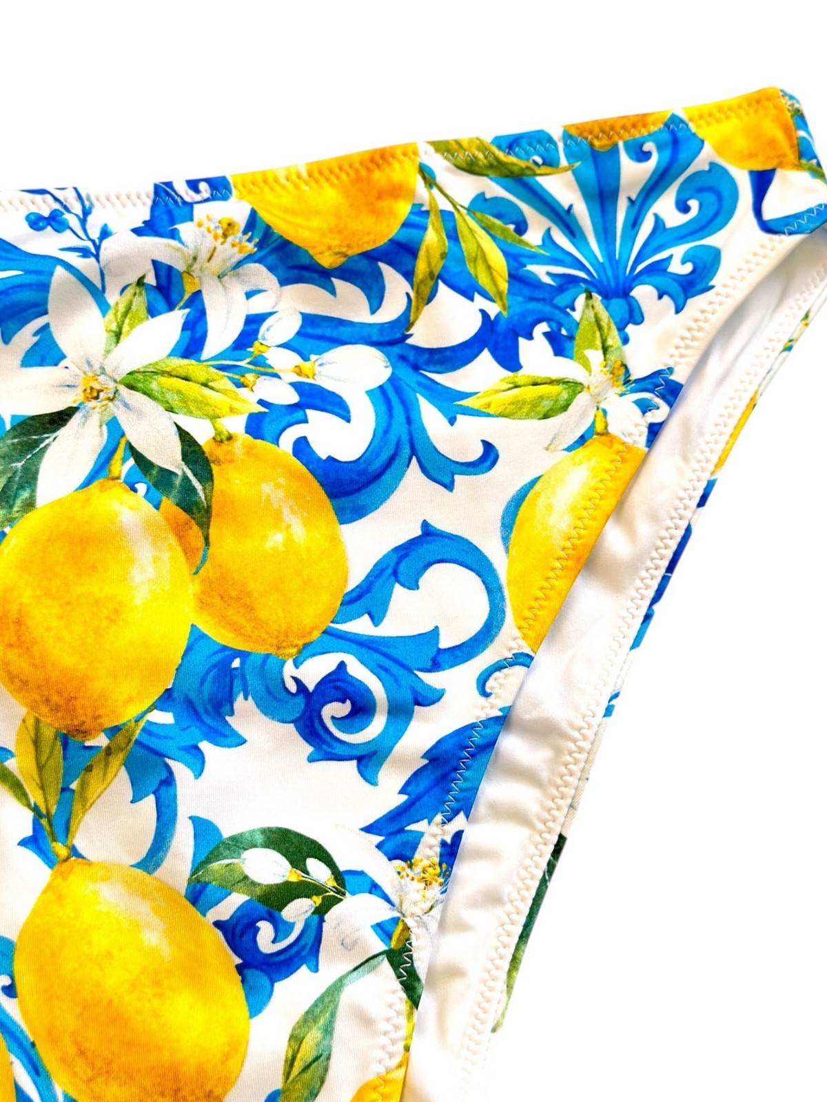 MC2 SAINT BARTH Costume da bagno Donna  SIBILLA 06703H BAROQUE LEMON 01 gioboutiqueweb