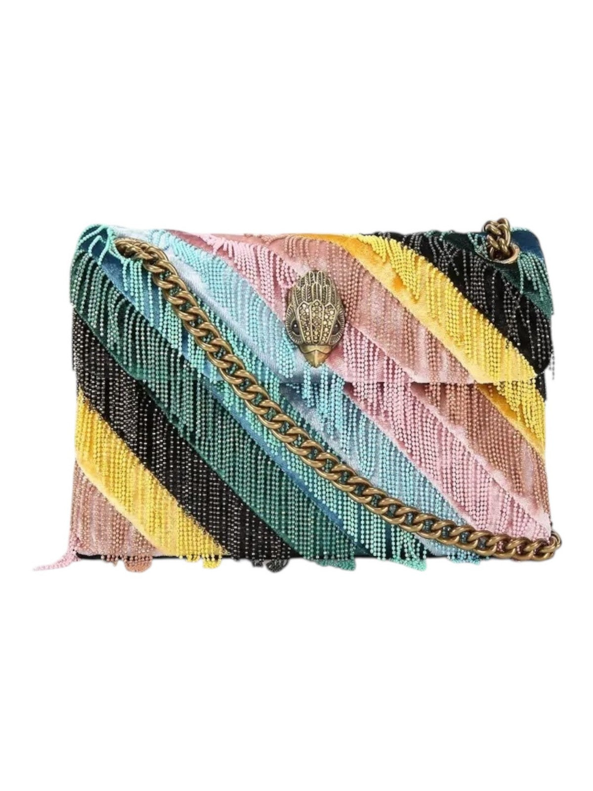 KURT GEIGER Borsa Donna MINI KENSINGTON FRINGES 5017899789 OTHER MULTICOLOR gioboutiqueweb