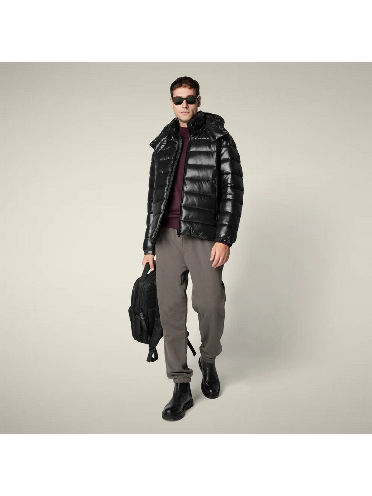 SAVE THE DUCK Piumino Uomo FLORIAN D31653M LOVE21 10000 BLACK