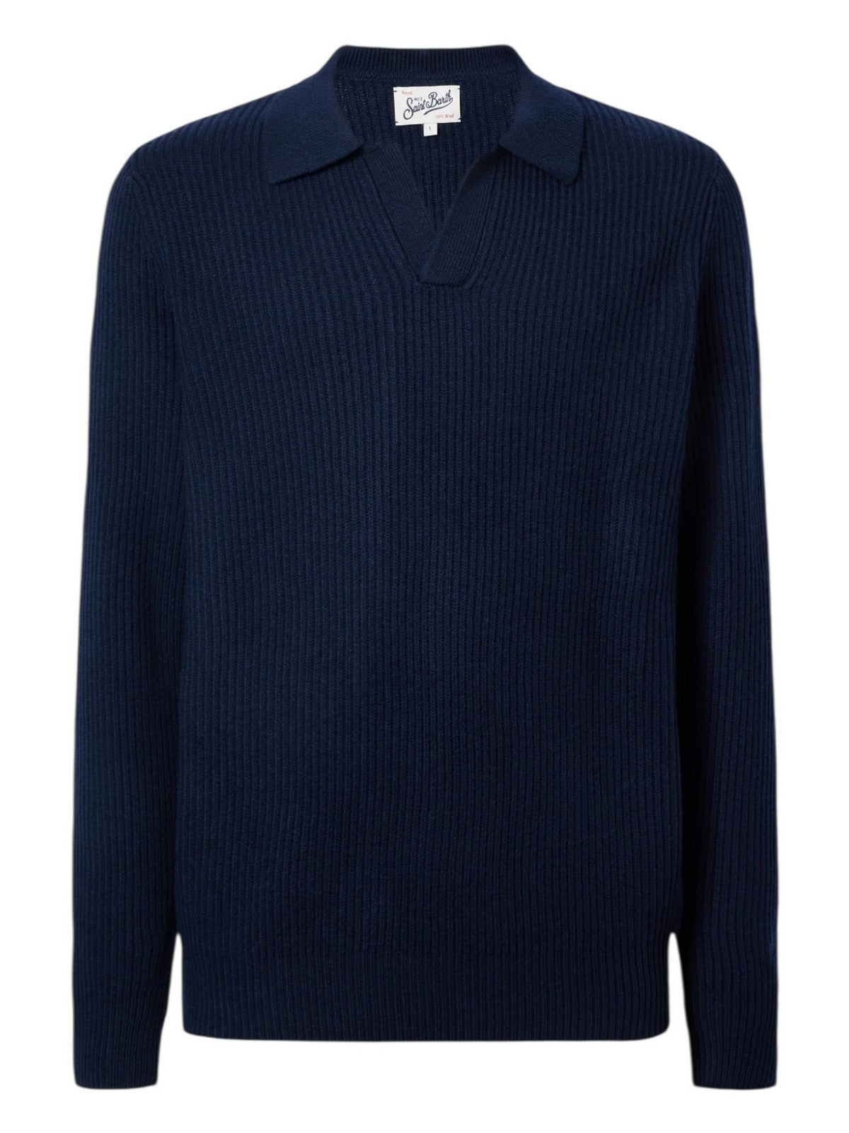 MC2 SAINT BARTH Maglione Uomo  DOWNING WOOL 00063I 62 NIGHT BLUE gioboutiqueweb