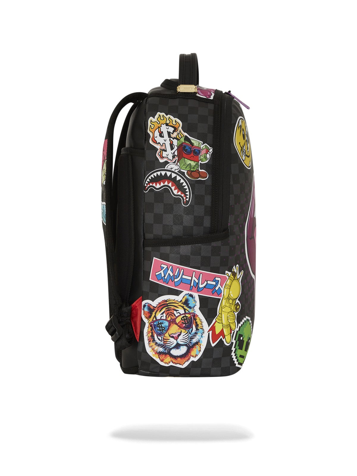 SPRAYGROUND Zaino Uomo LIPS SMACK DOWN DLXSV BACKPACK 910B7581NSZ Nero gioboutiqueweb