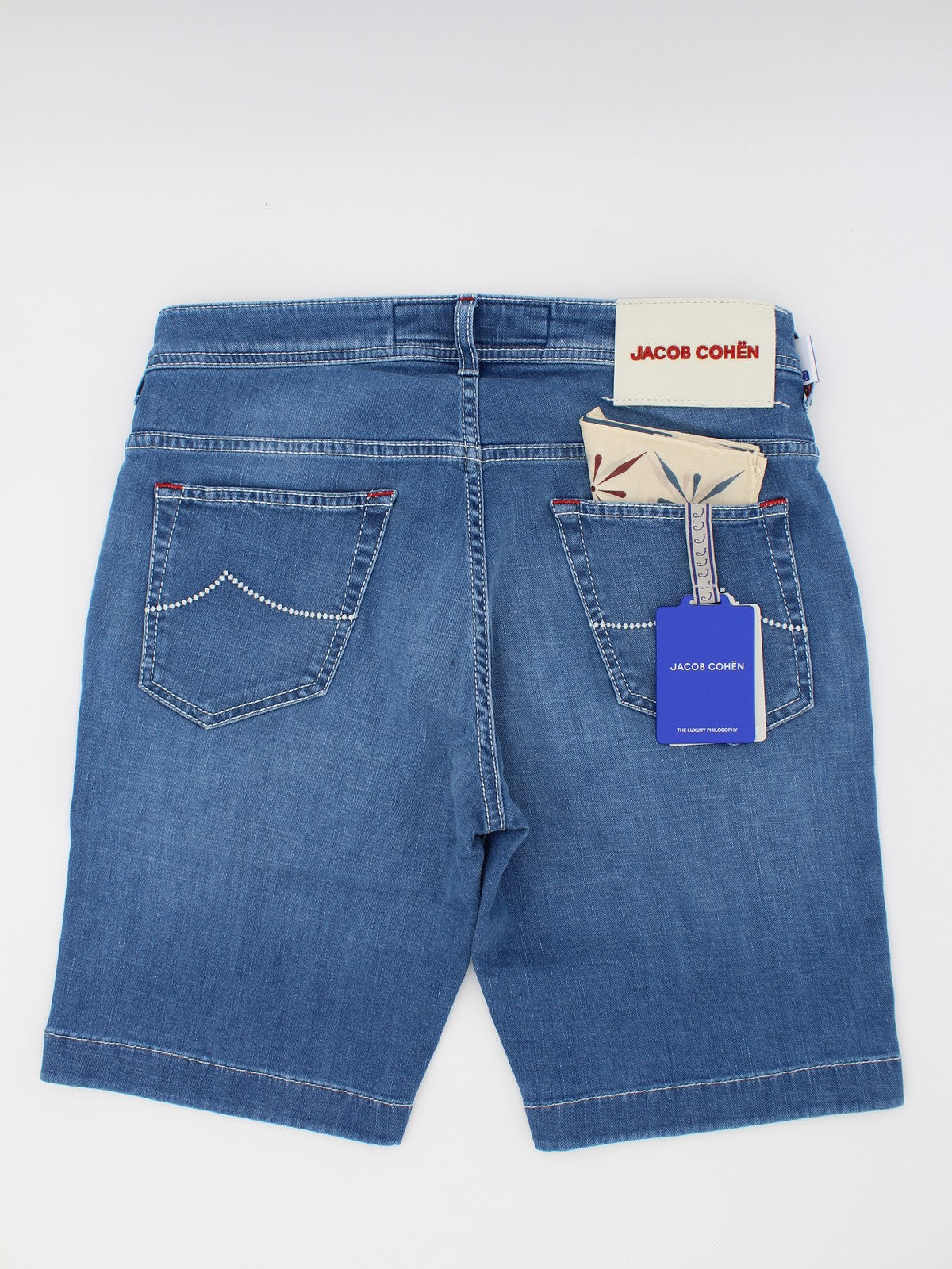 JACOB COHEN Bermuda Uomo  JUM_OE002 062 S4260 V2 200D Blu gioboutiqueweb