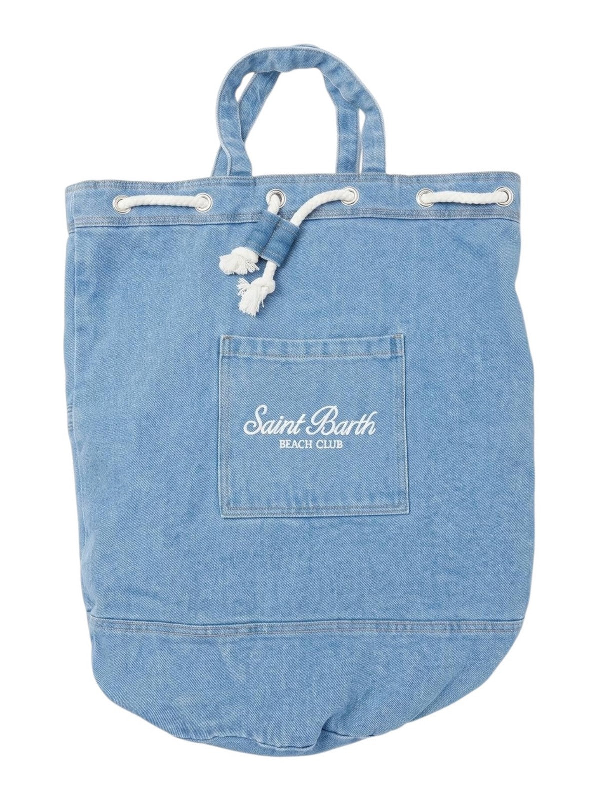 MC2 SAINT BARTH Zaino Donna  BEACH BACKPACK 01759L DENIM LIGHT EMB