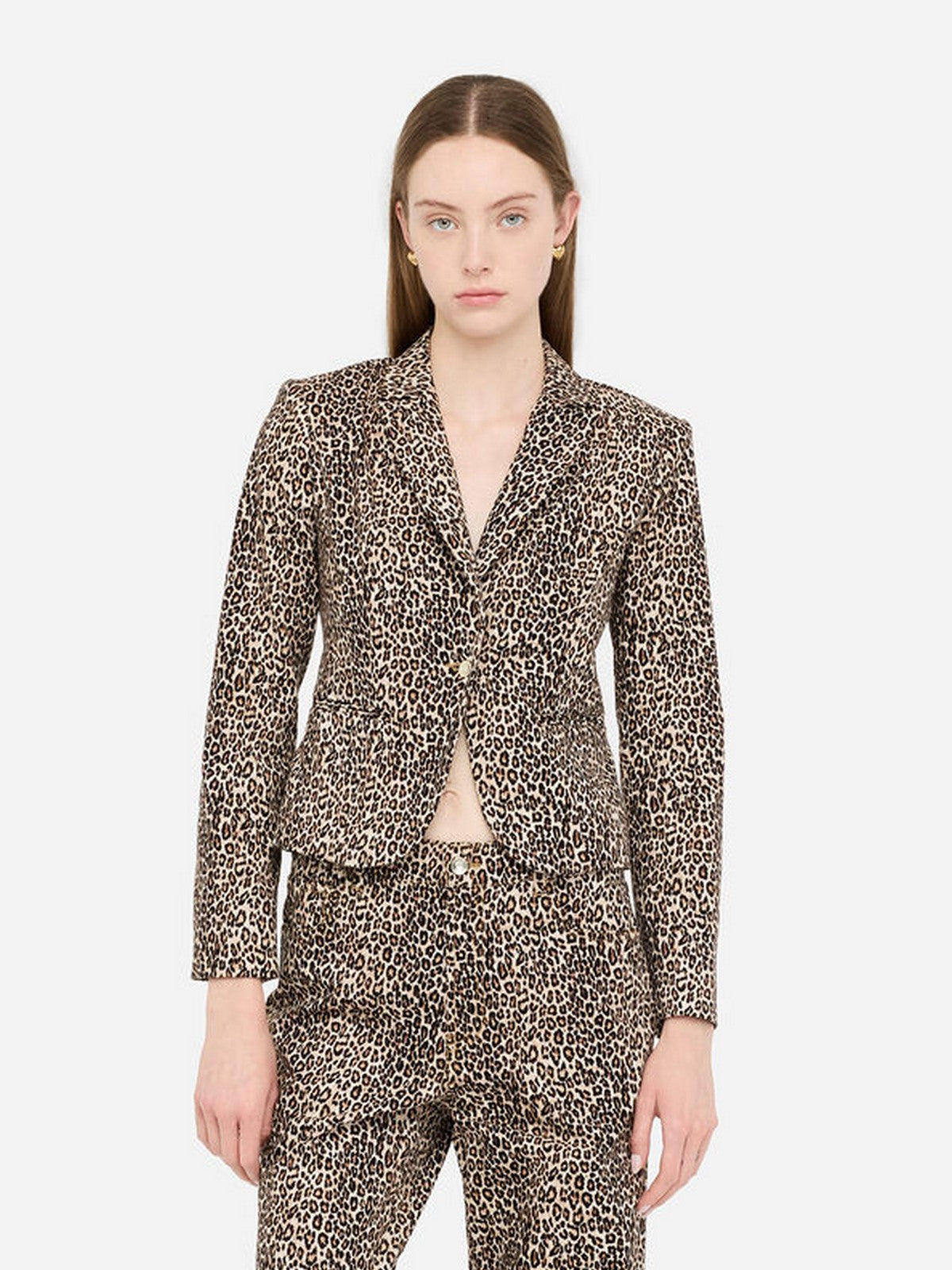 LIU JO BLUE DENIM Giacca Donna  UF5194T016A M9766 Micro spotted beige