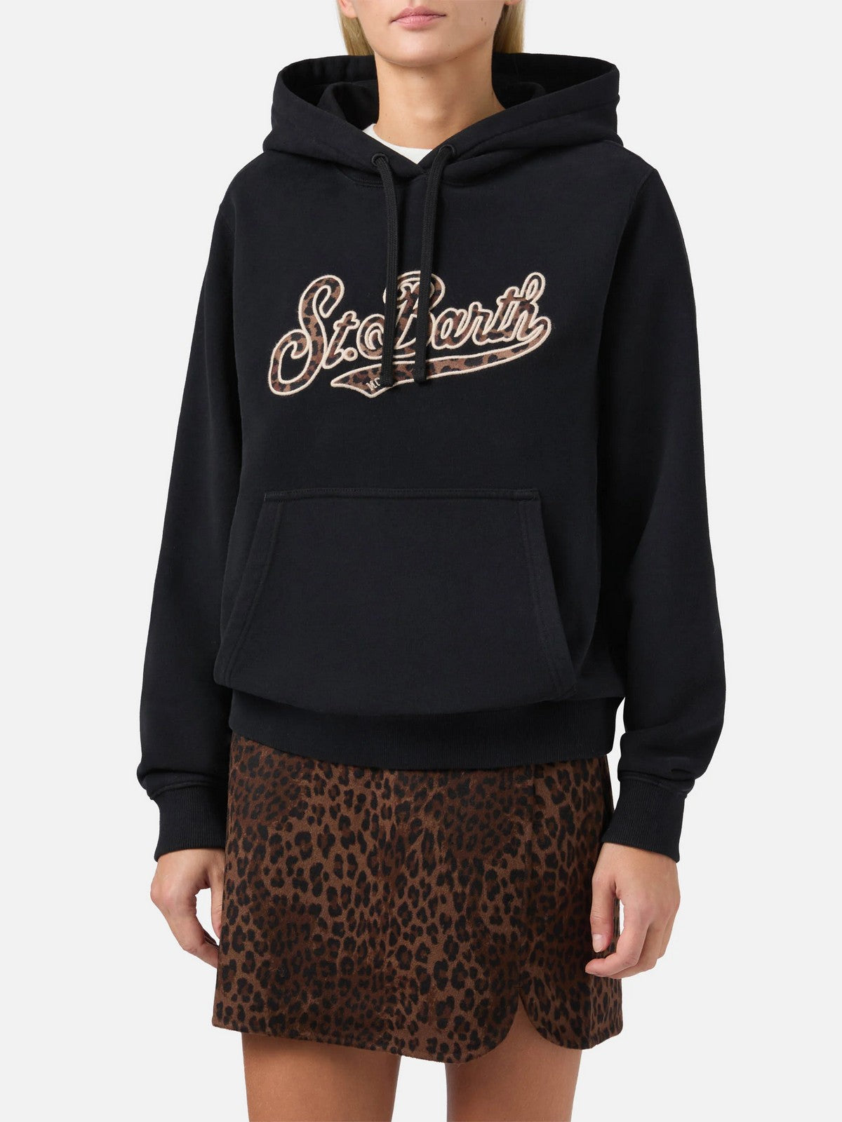 MC2 SAINT BARTH Felpa Donna  VIRGINIA 01070I SBARTH CLASSIC LEO 00 EMB gioboutiqueweb