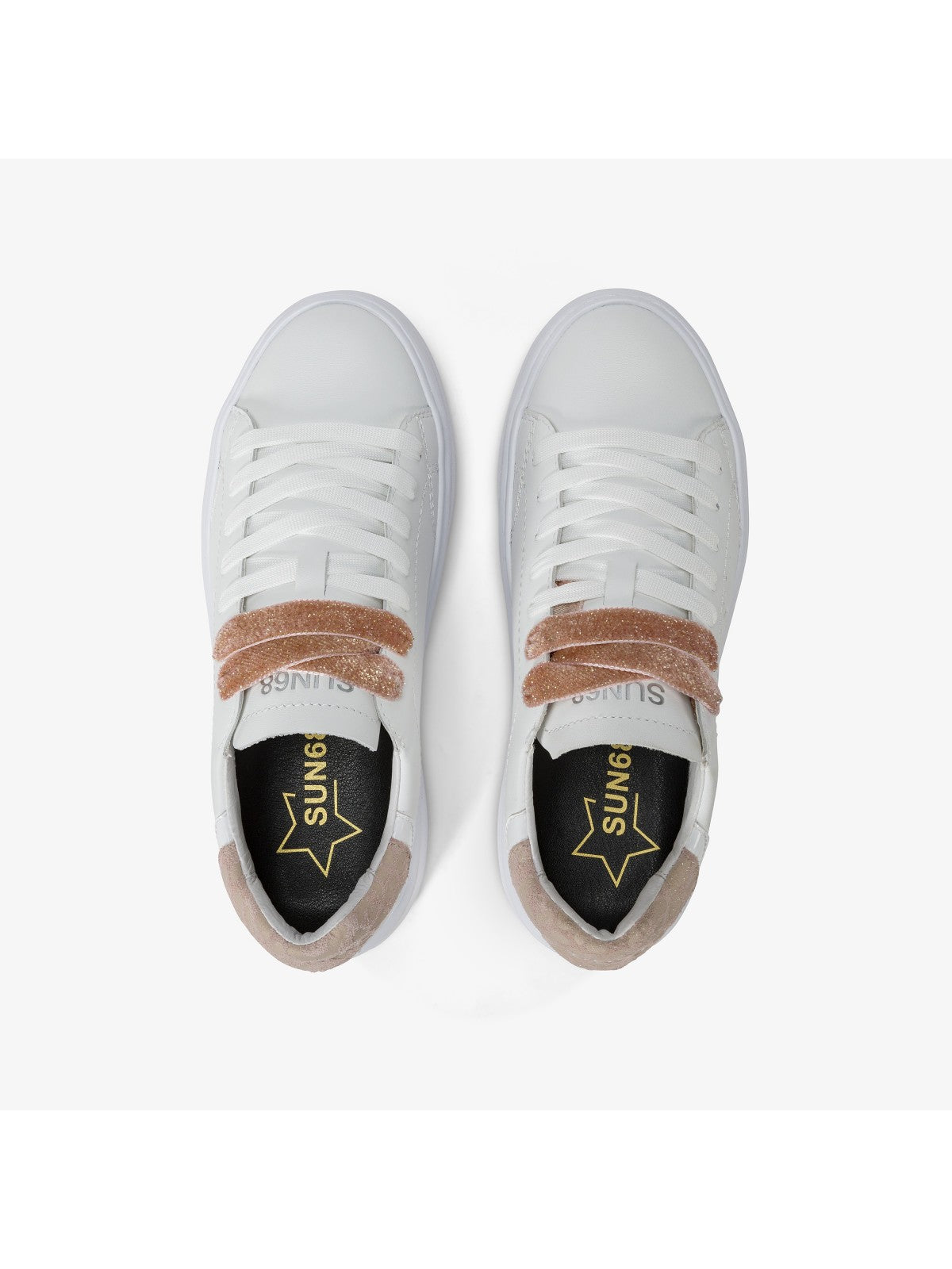 SUN68 Sneaker Donna Grace leather Z44225 0104 Bianco gioboutiqueweb