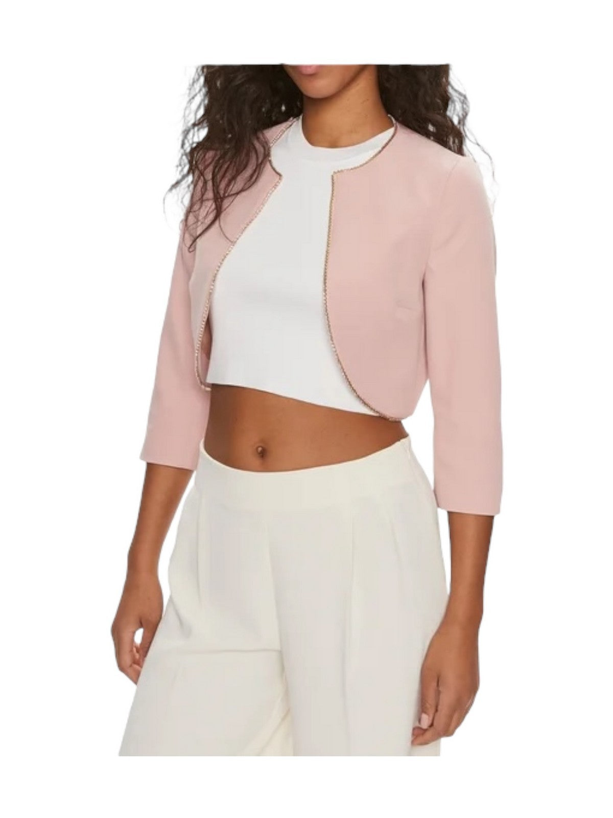 Liu Jo Black Women's Jacket CA4227T2200 x0549 Rosa