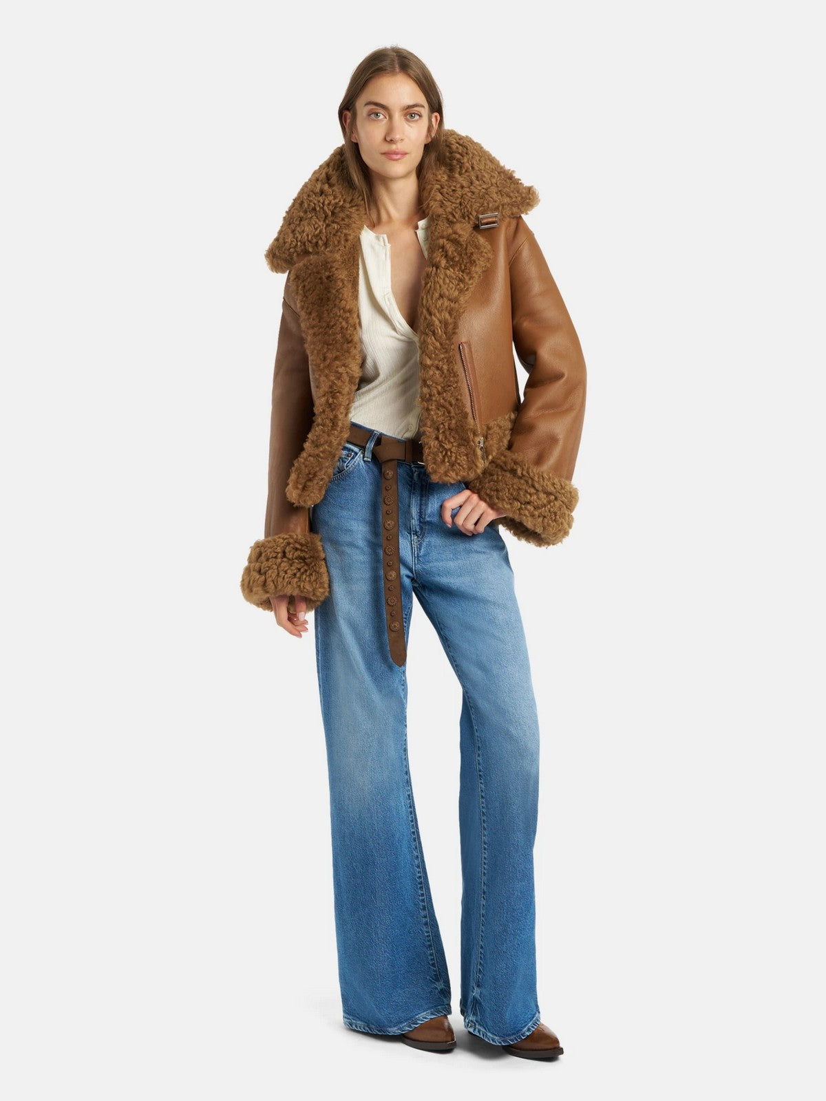 DONDUP Giubbino Donna  DJ709 PL0389D XXX 430 CARAMELLO gioboutiqueweb