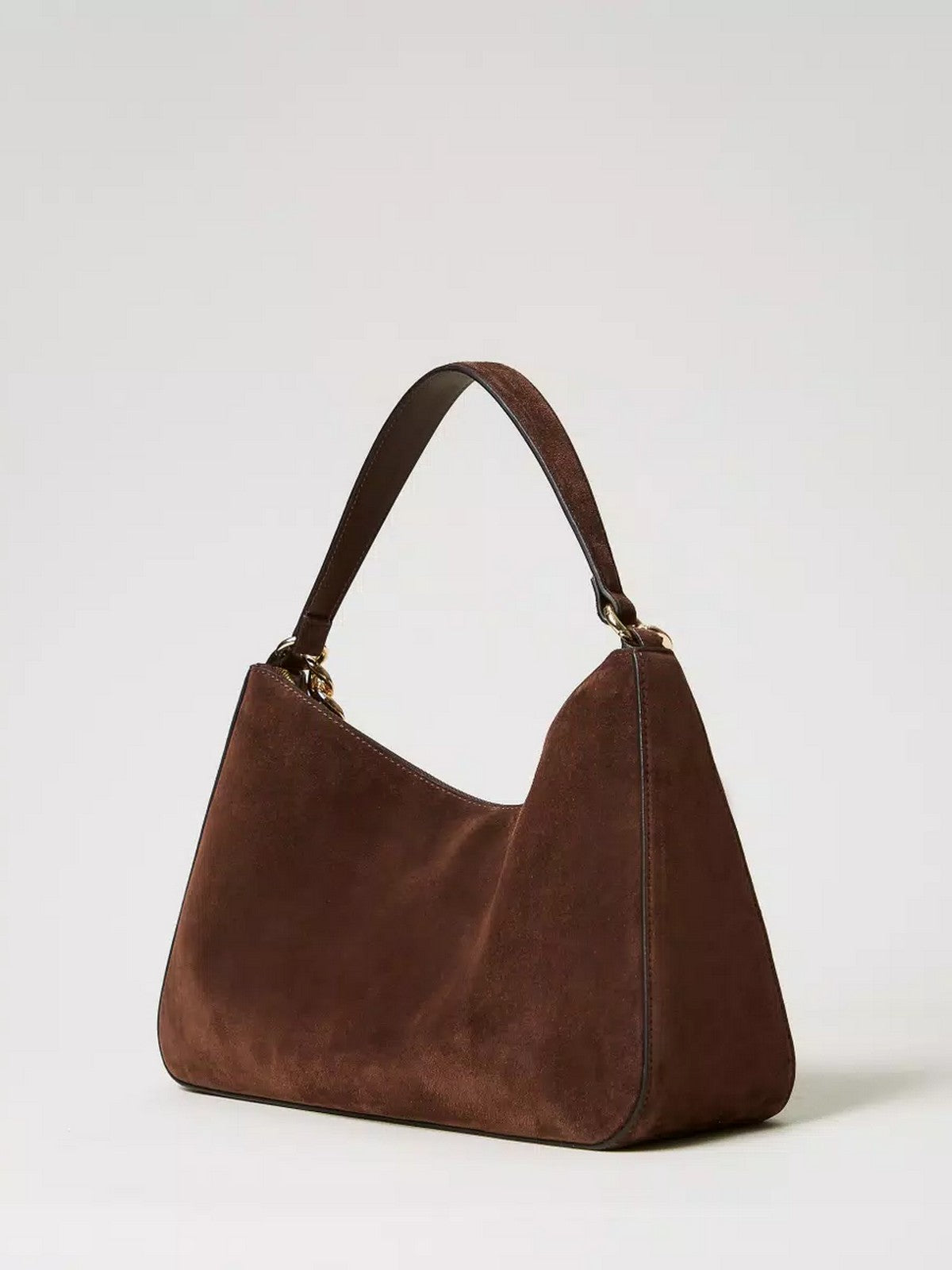 TWINSET Borsa Donna LILIANE LEATHER 252TB7162 00203 COFFEE gioboutiqueweb