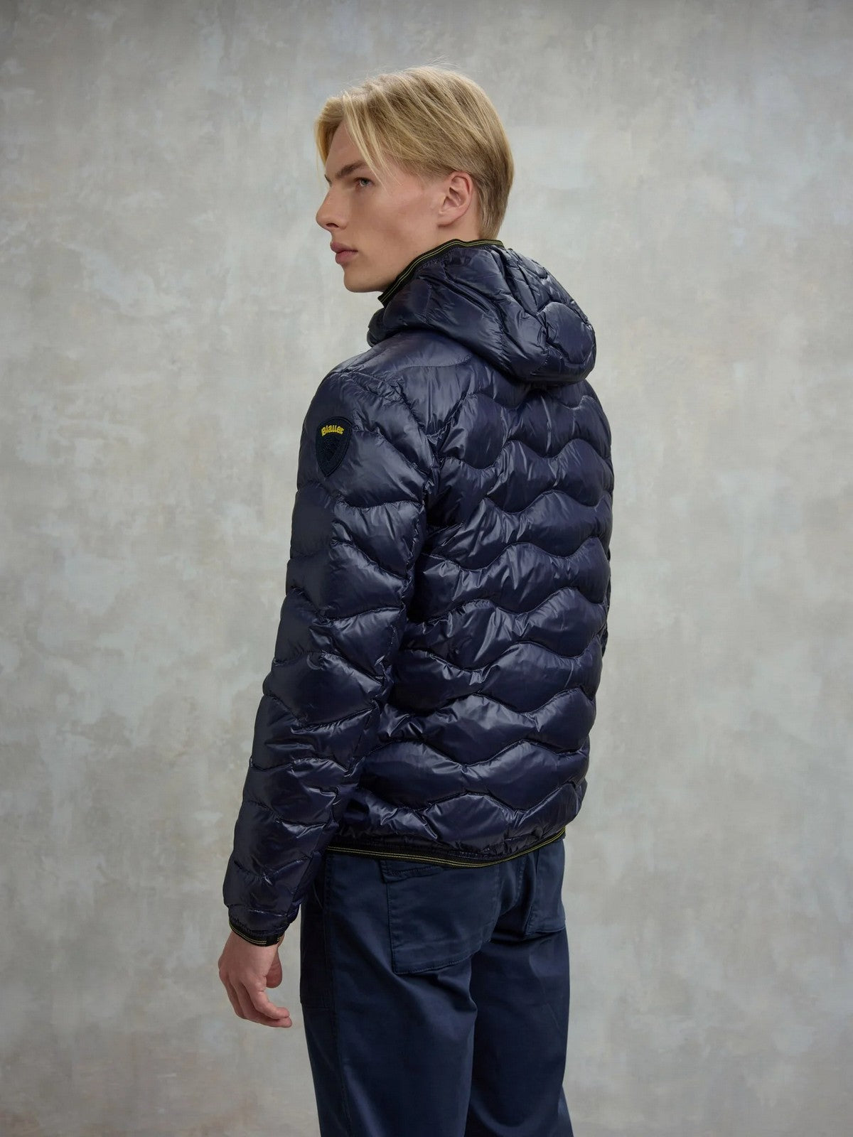 BLAUER Piumino Uomo WAVE 25WBLUC03074 006355 888 Blu