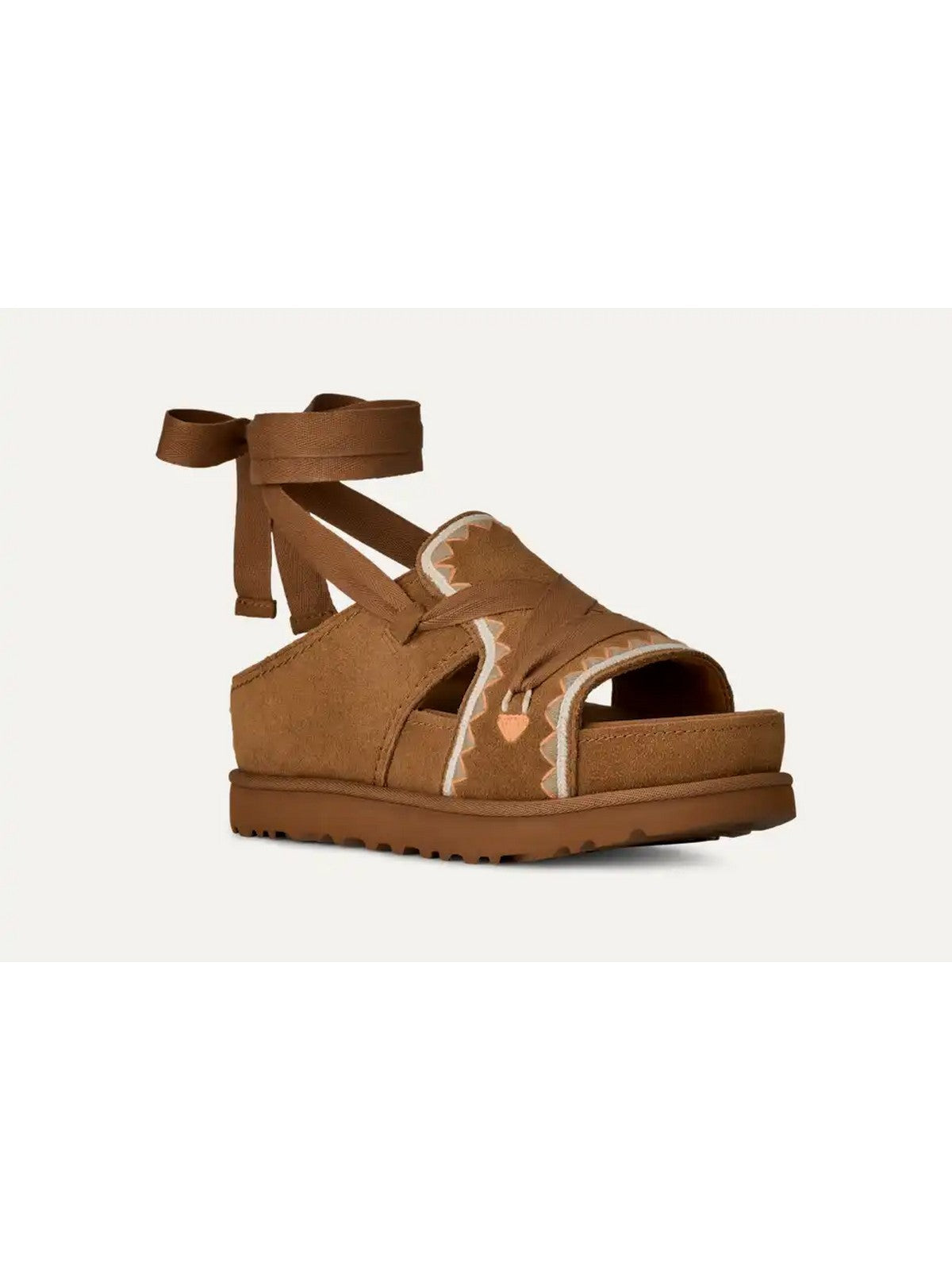 UGG Sandalo Donna W GOLDENSTAR HI ARTISTITCH 1175133 CHMU chestnut multi