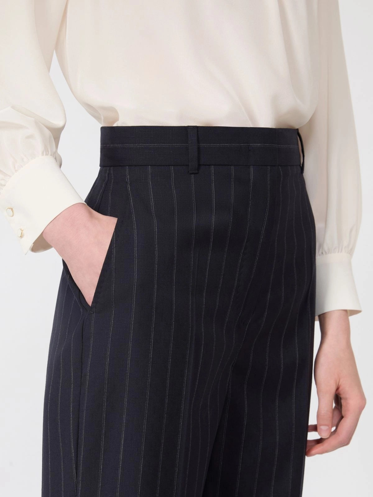 MAX MARA STUDIO Pantalone Donna MSTENFASI 2616131071600 001 Blu gioboutiqueweb