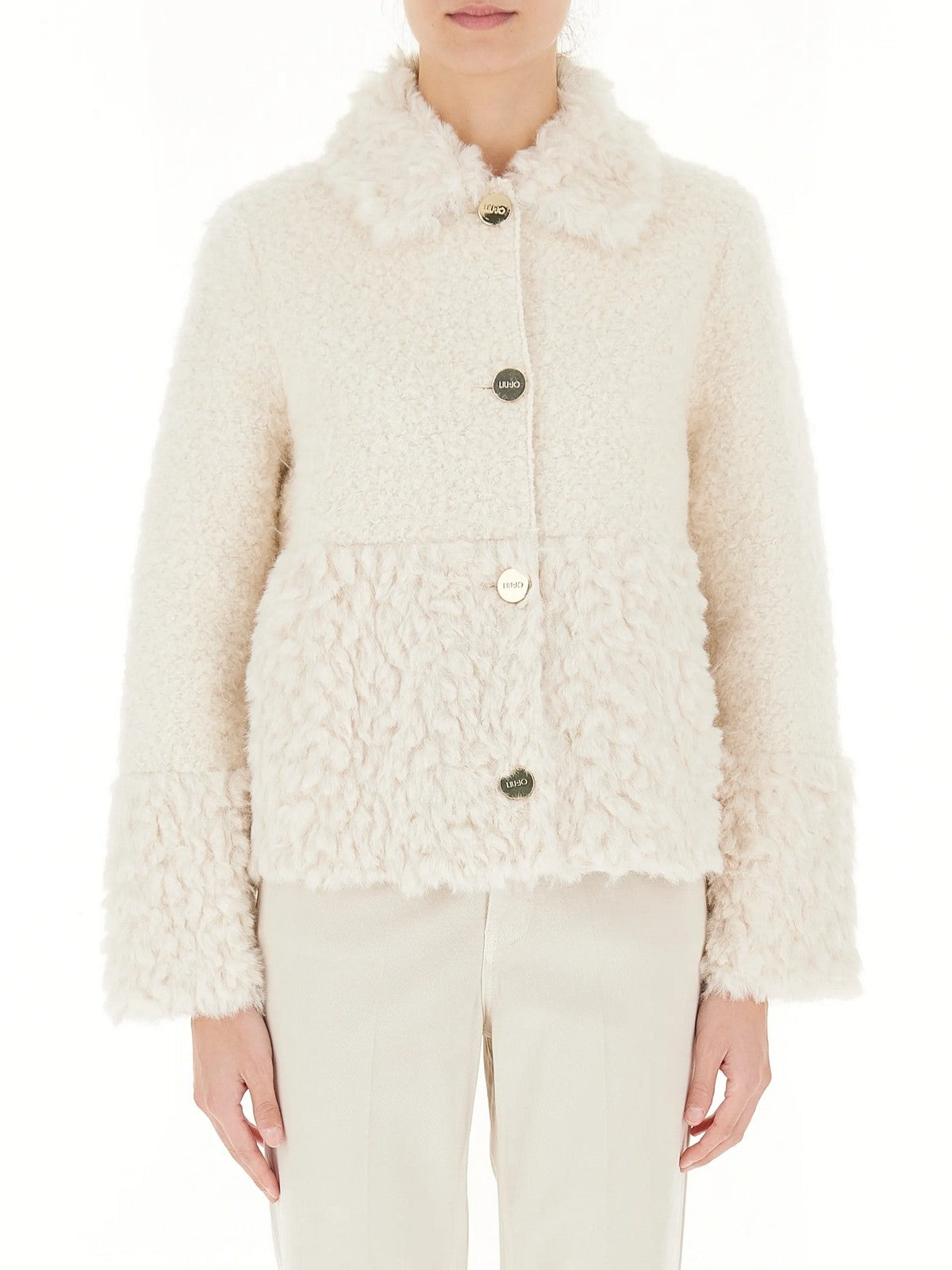 LIU JO WHITE Giubbino Donna  WF4369E0957 10701 Bianco gioboutiqueweb