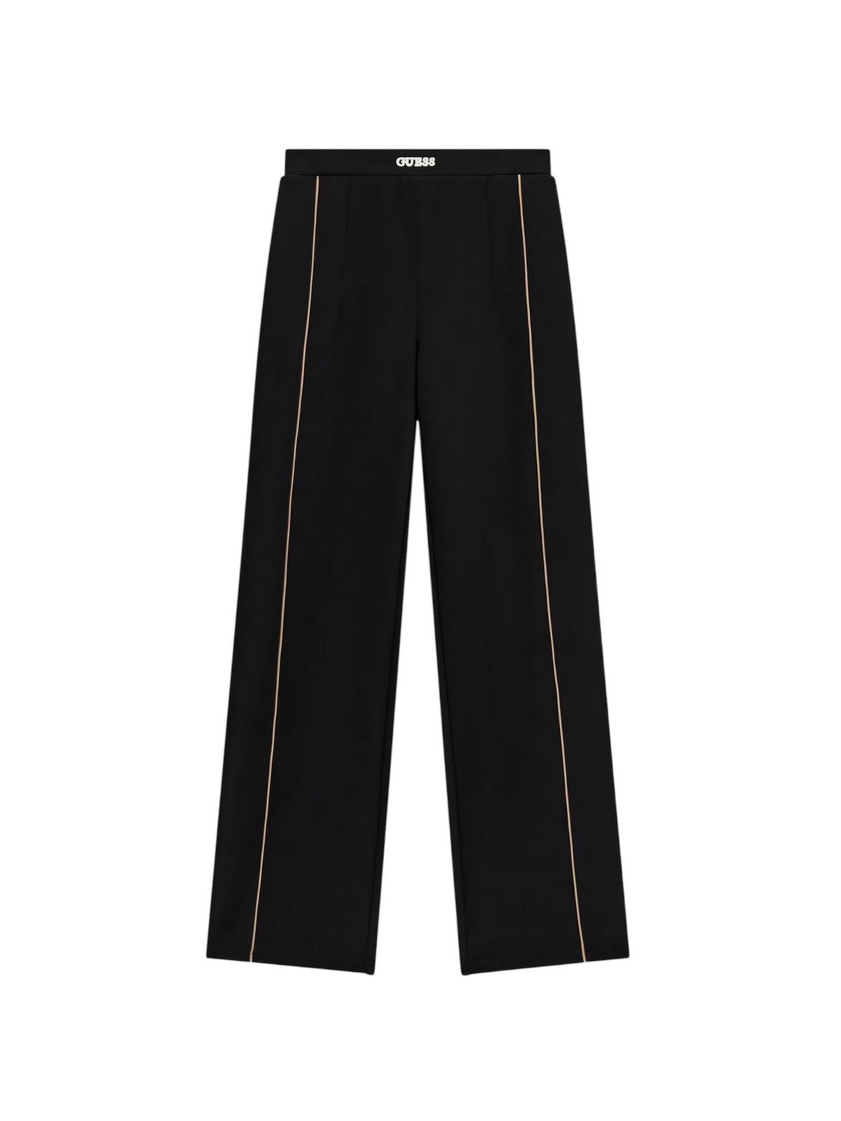 GUESS SPORT Pantalone Donna GEORGIA WIDE LEG PANTS V6RB00 KD852 JBLK Jet Black A996 gioboutiqueweb