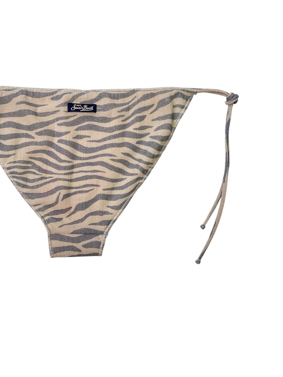 MC2 SAINT BARTH Costume da bagno Donna  VIRGO OVERLOCK 00078L LUREX ZEBRA COLOR 36