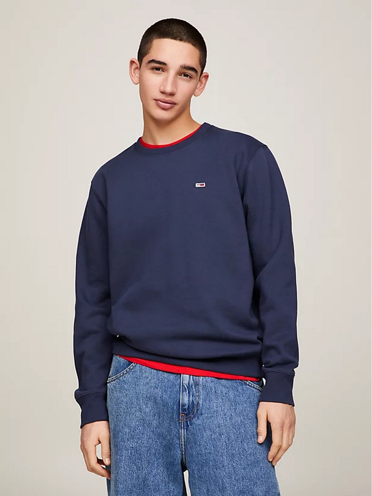 TOMMY HILFIGER Felpa Uomo  DM0DM09591 C87 Blu gioboutiqueweb