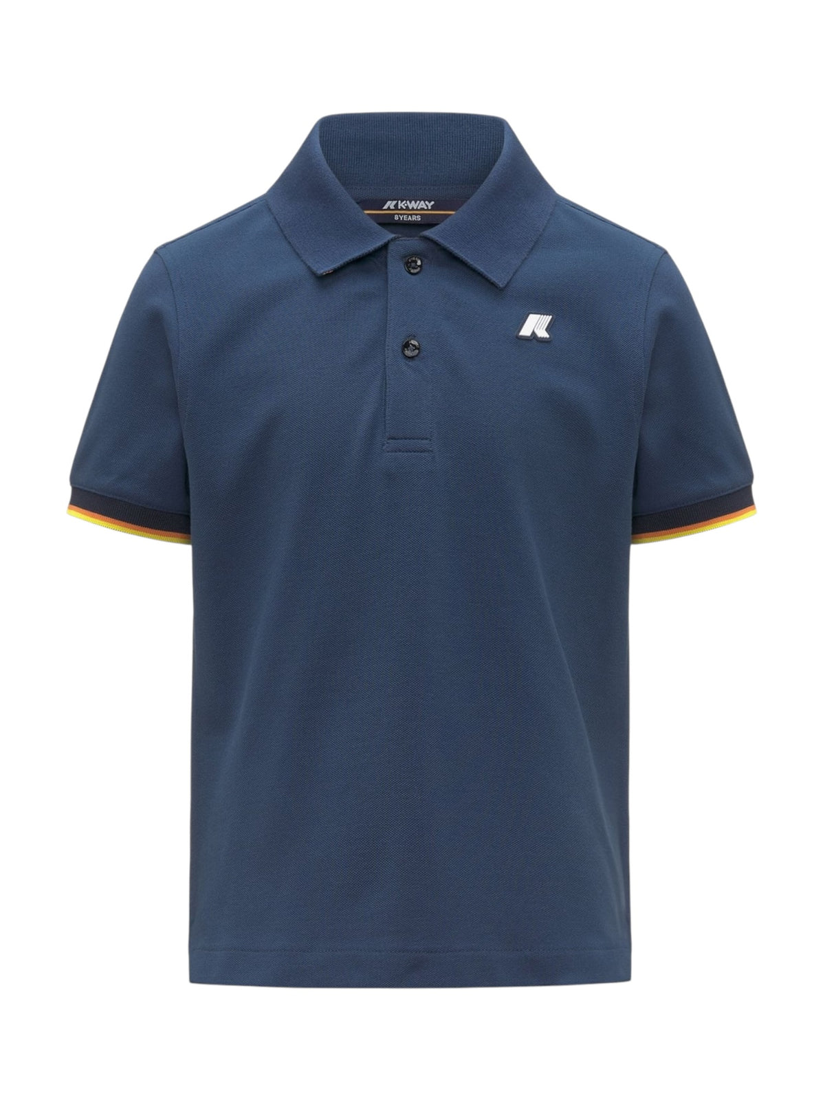 K-WAY KIDS Polo Bambini e ragazzi P. VINCENT PIQUE K6126LW B67 Blue Insignia