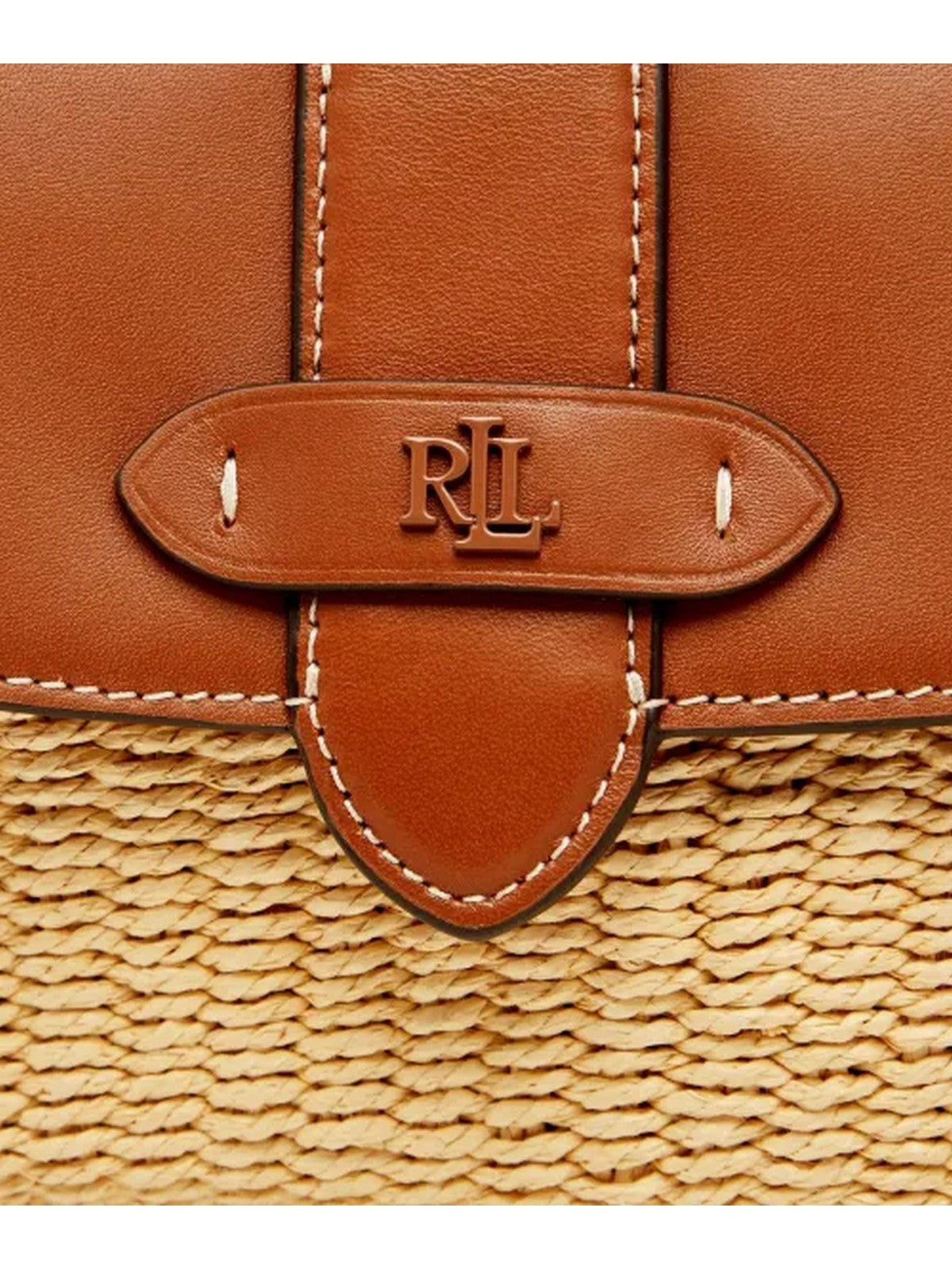 LAUREN RALPH LAUREN Borsa Donna LYNDEN-SHOULDER BAG-SMALL 431P10158 001 NATURAL/LAUREN TAN