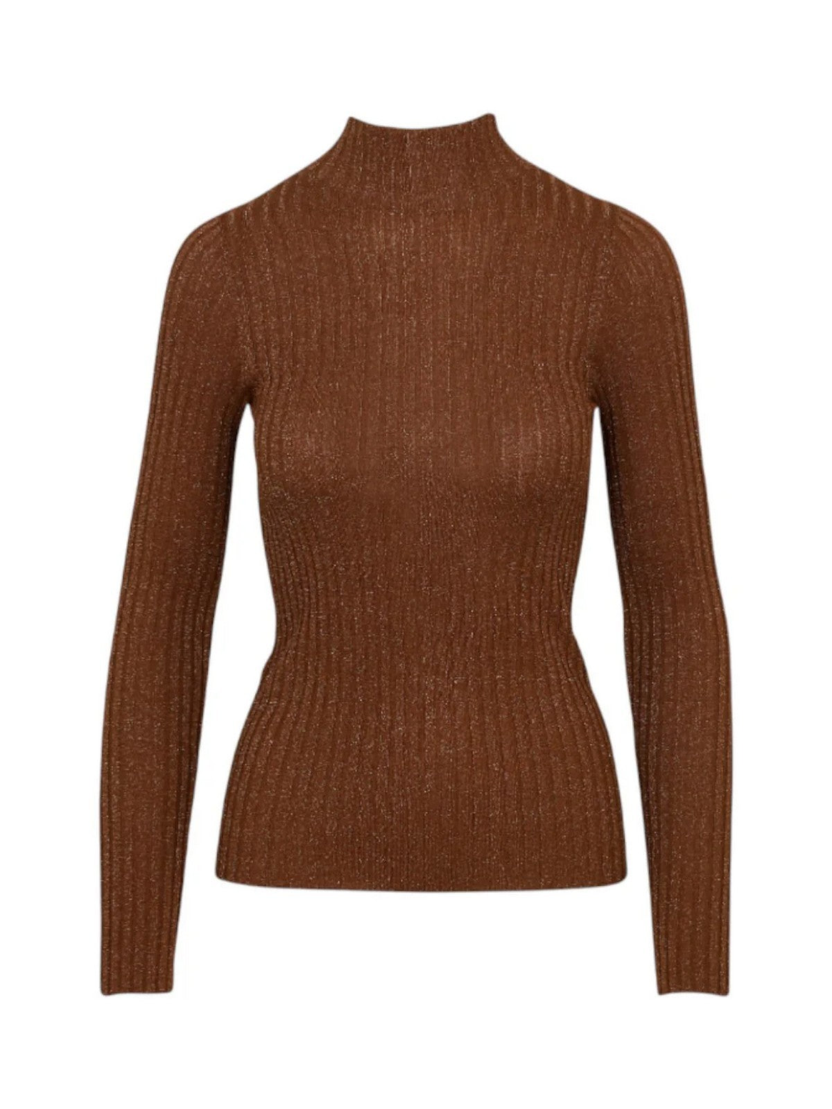 LIU JO WHITE Maglione dolcevita Donna  MF5389MS46J A4305 Toasted coconut met