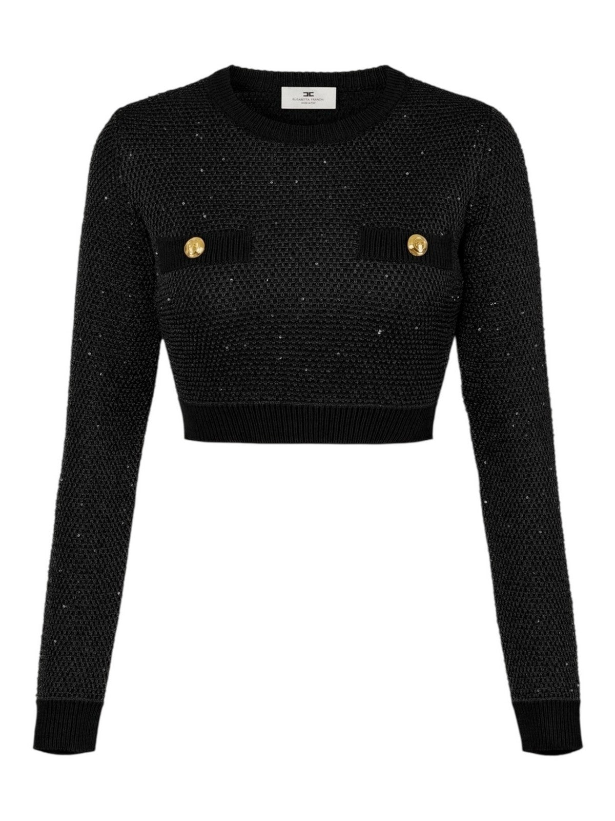 ELISABETTA FRANCHI Maglia Donna  MK56T57E2 110 Nero gioboutiqueweb