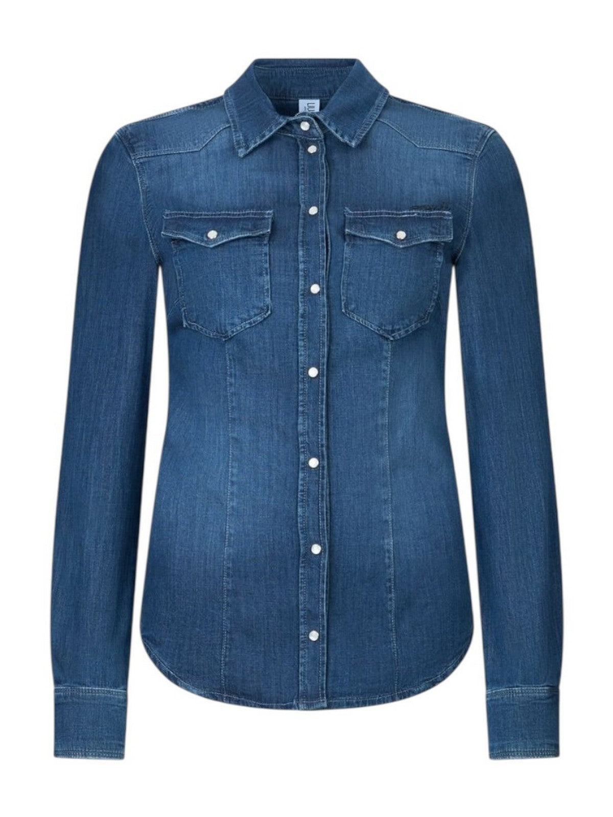 LIU JO BLUE DENIM Camicia Donna  UXX046D4051 77917 DEN.BLUE SING WASH gioboutiqueweb
