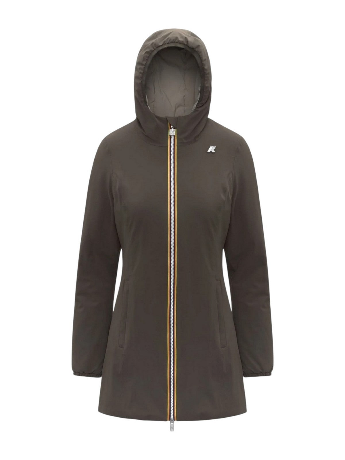 K-WAY Giubbino Donna DENISE ST WARM DOUBLE K6128UW B42 Black Olive - Green
