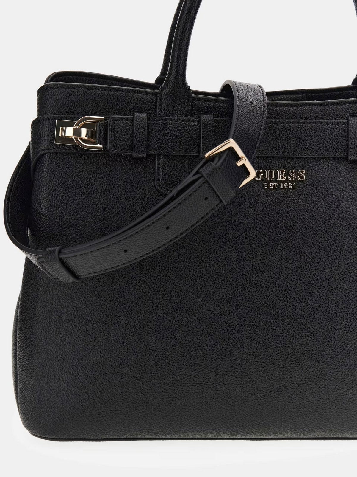 GUESS Borsa Donna GREGORIA LRG GFRIEND SATCHEL HWBG85 46070 BLA BLACK gioboutiqueweb