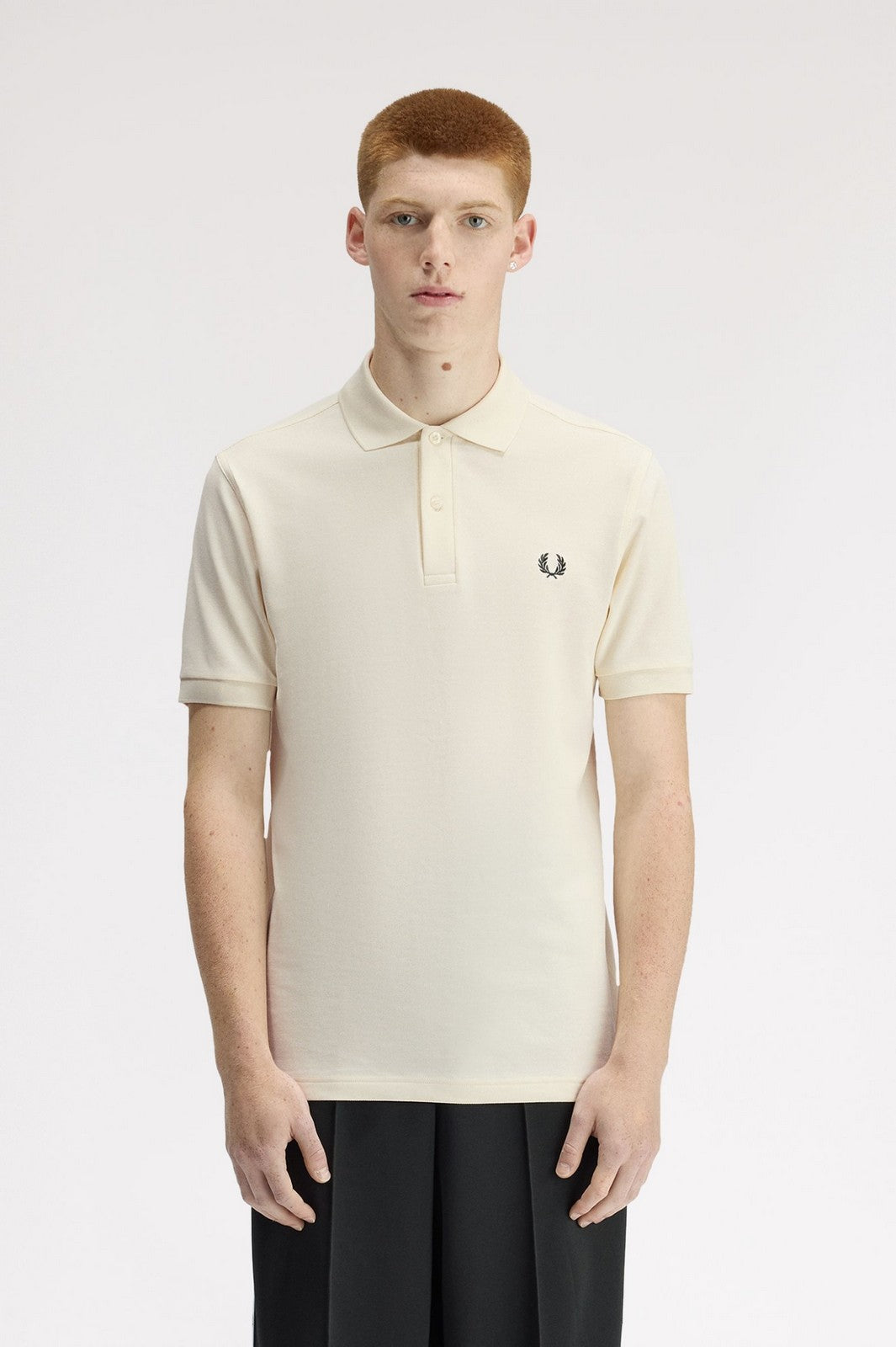FRED PERRY Polo Uomo FP THE FRED PERRY SHIRT FP-M6000 13B ECRU/GRASSROOTS gioboutiqueweb