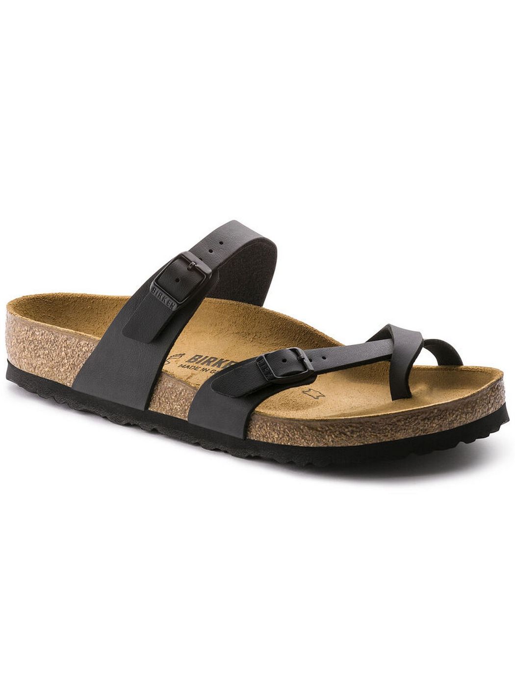 BIRKENSTOCK Sandalo Unisex adulto Mayari black, Birko Flor 071791 BLACK gioboutiqueweb