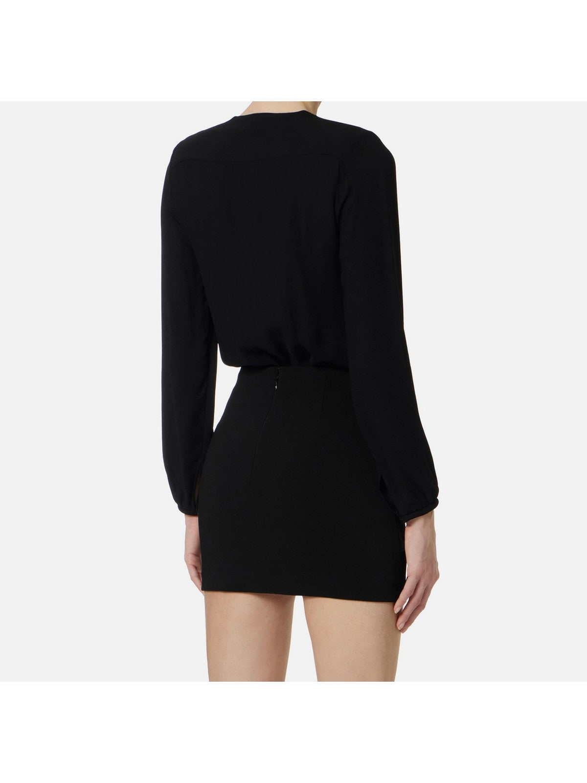 ELISABETTA FRANCHI Camicia Donna  CB00762E2 110 Nero gioboutiqueweb