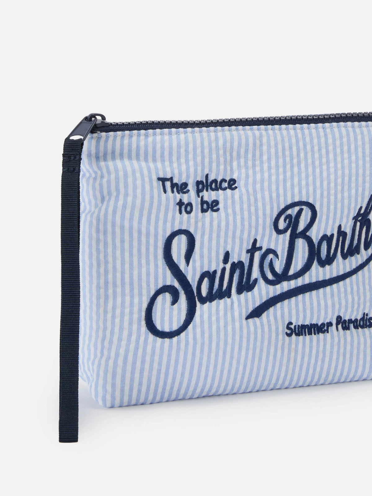 MC2 SAINT BARTH Pochette Donna  ALINE SEERSUCKER 00361L STRIPES 31 EMB