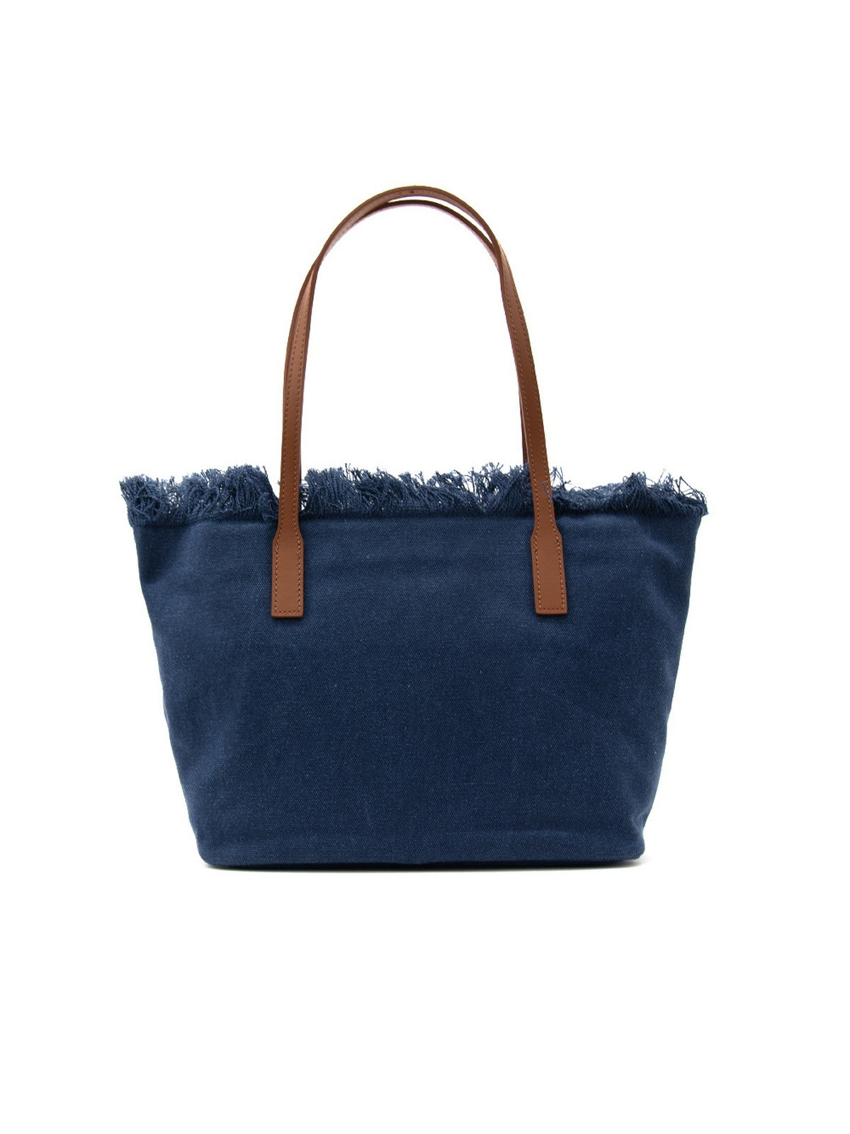 MC2 SAINT BARTH Borsa Donna  CITY BAG FRINGE 01744L BLU gioboutiqueweb