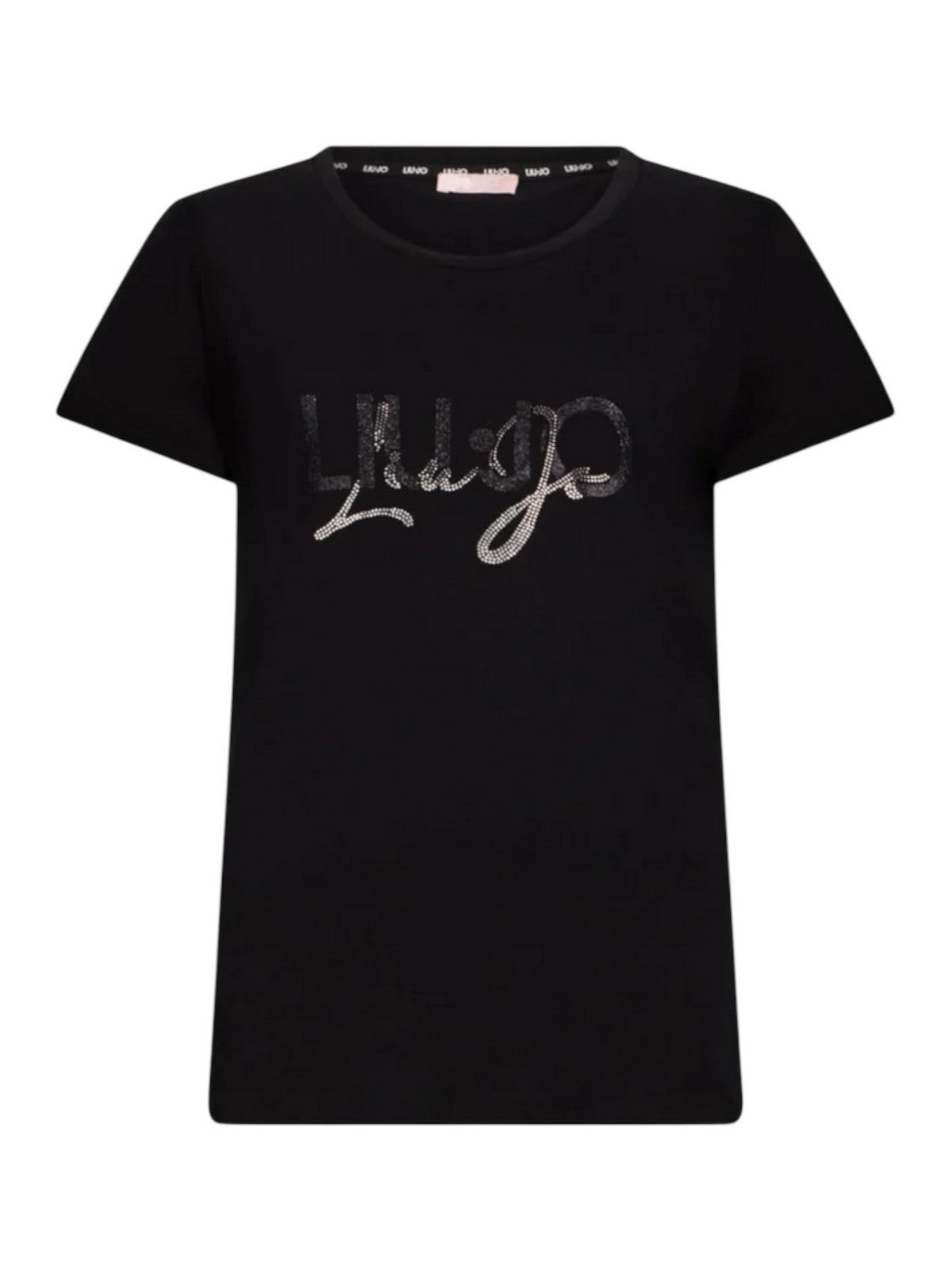 LIU JO SPORT T-shirt Donna  TF5287JS923 M9898 Nero/LiuJo doub gioboutiqueweb