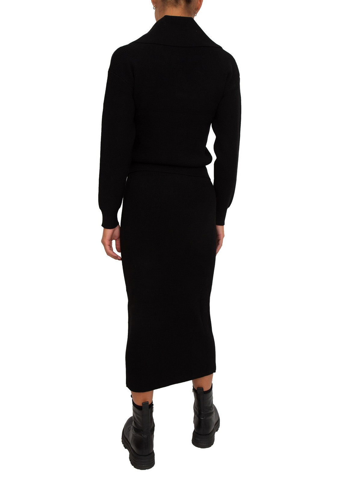LIU JO WHITE Set Maglia/Gonna Donna  MF5462MS99E 22222 Nero